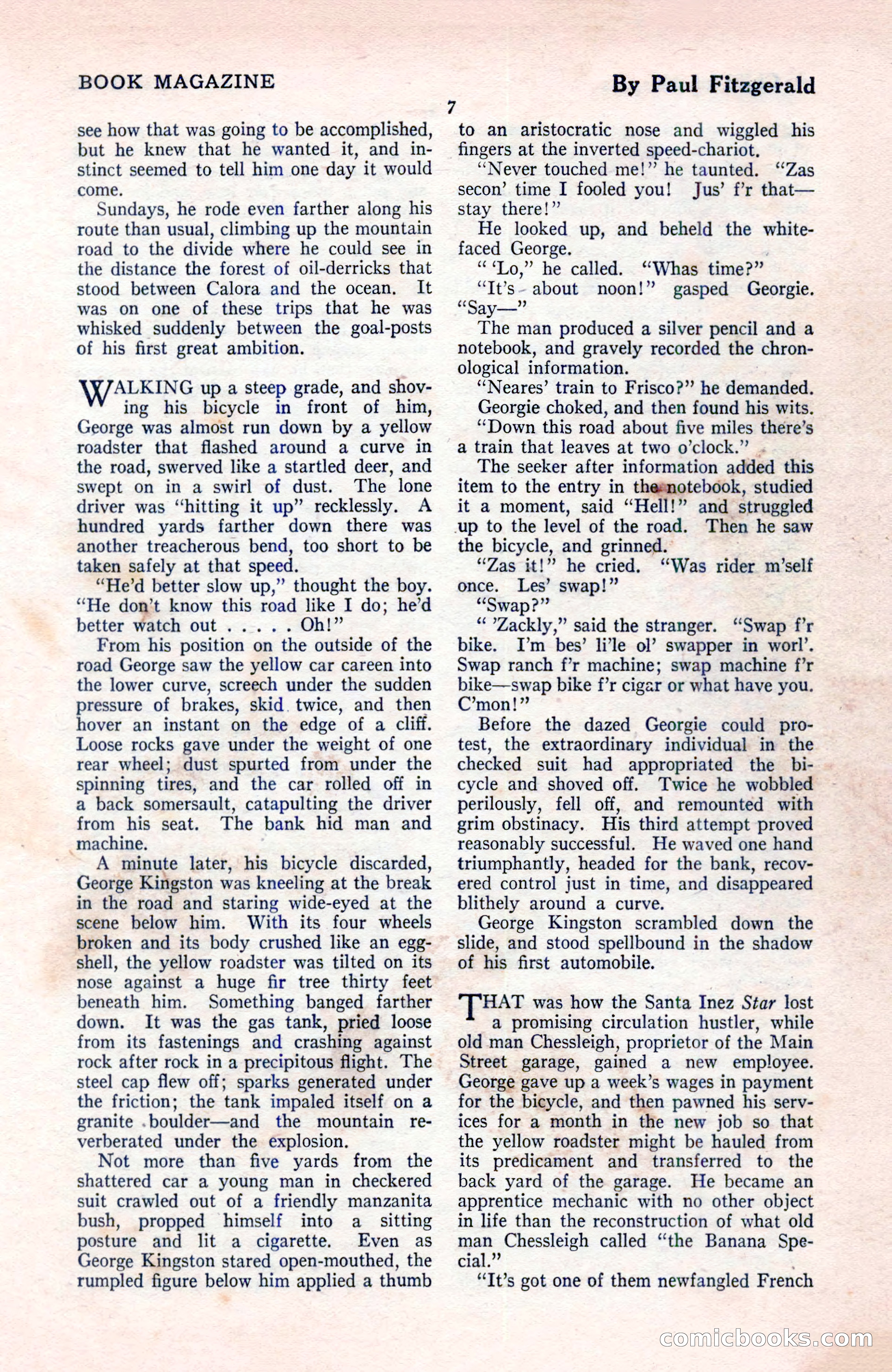 The Blue Book Magazine, August 1922 — page 13 of 208