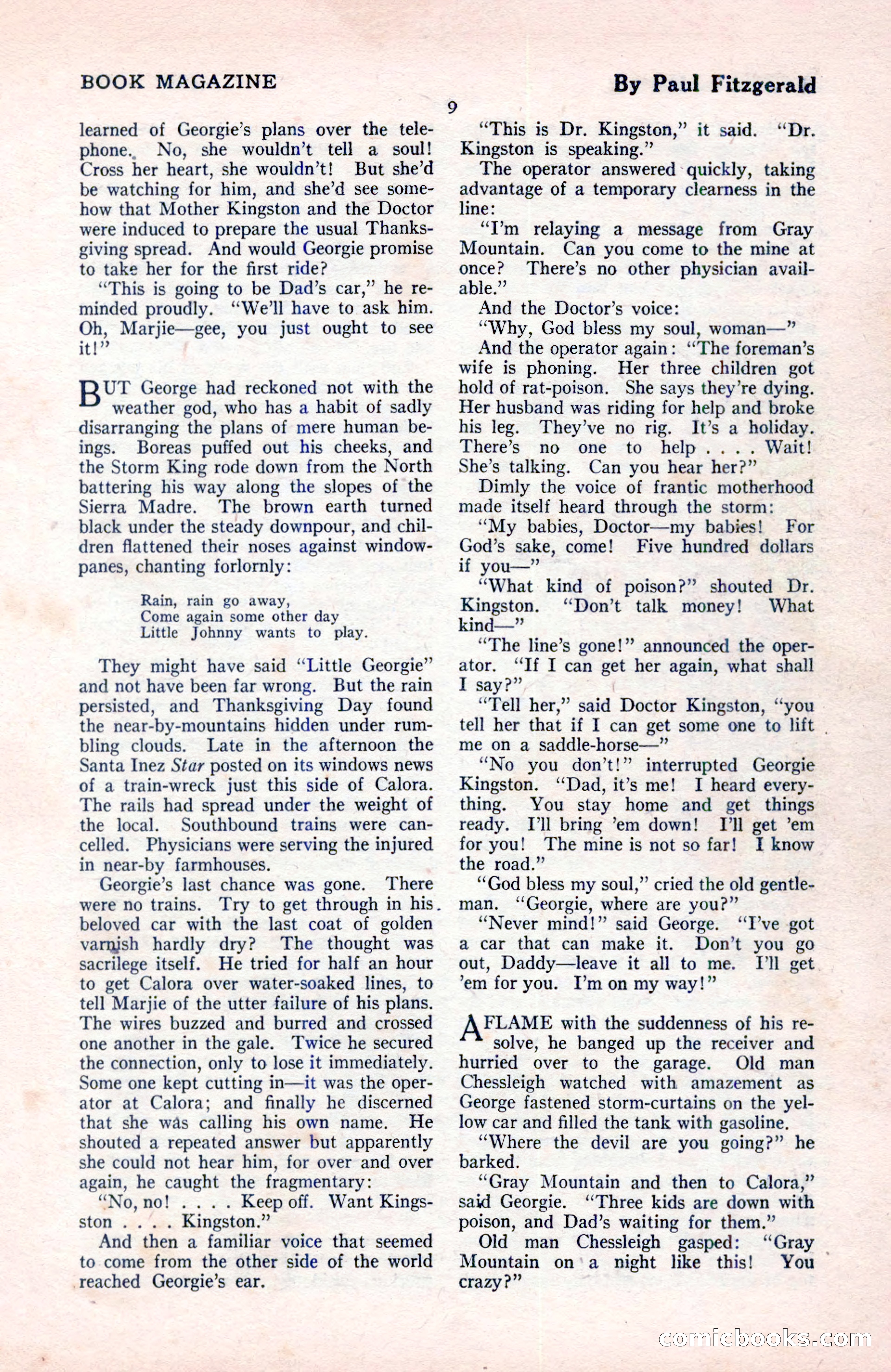 The Blue Book Magazine, August 1922 — page 15 of 208
