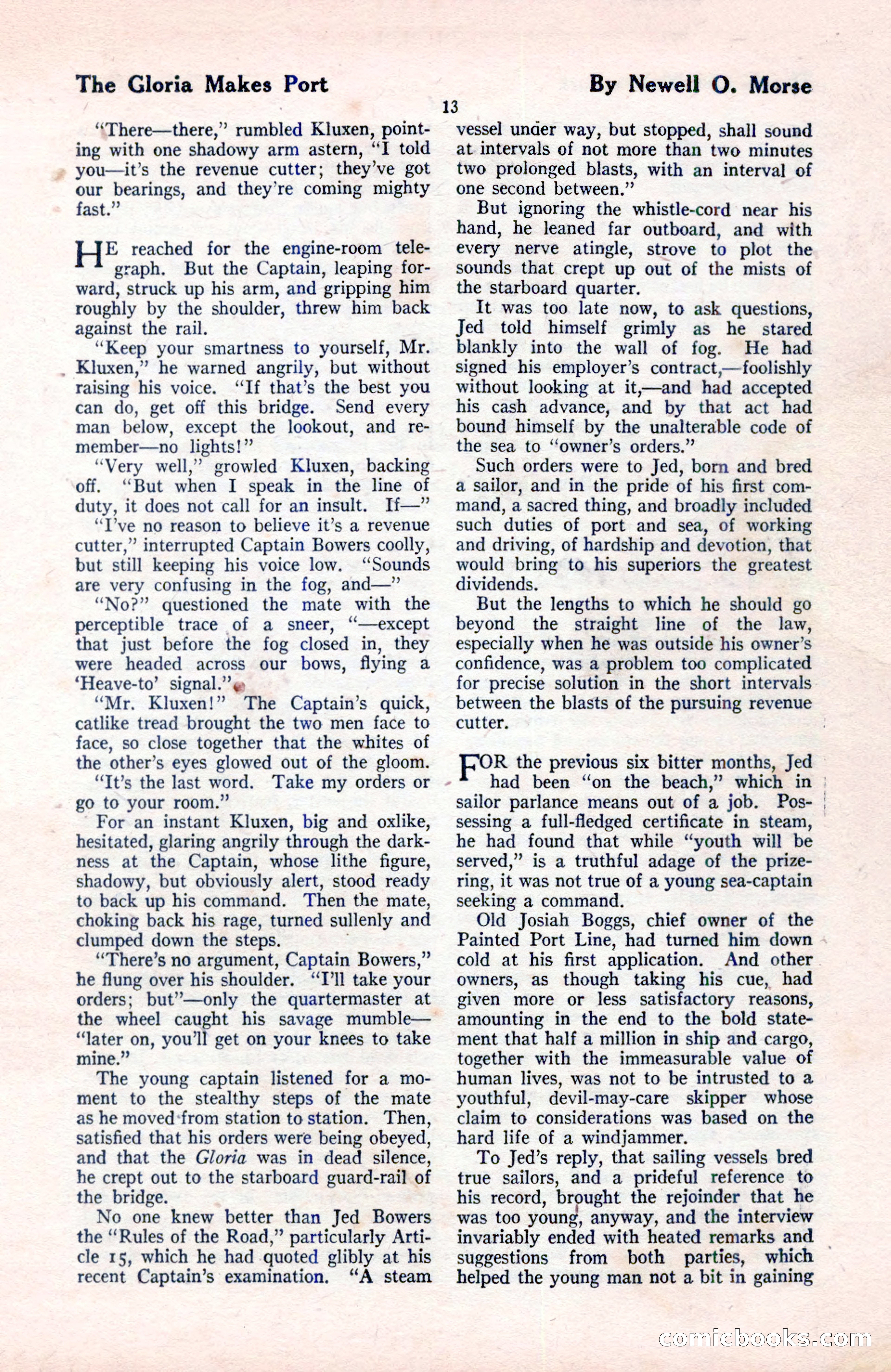 The Blue Book Magazine, August 1922 — page 19 of 208