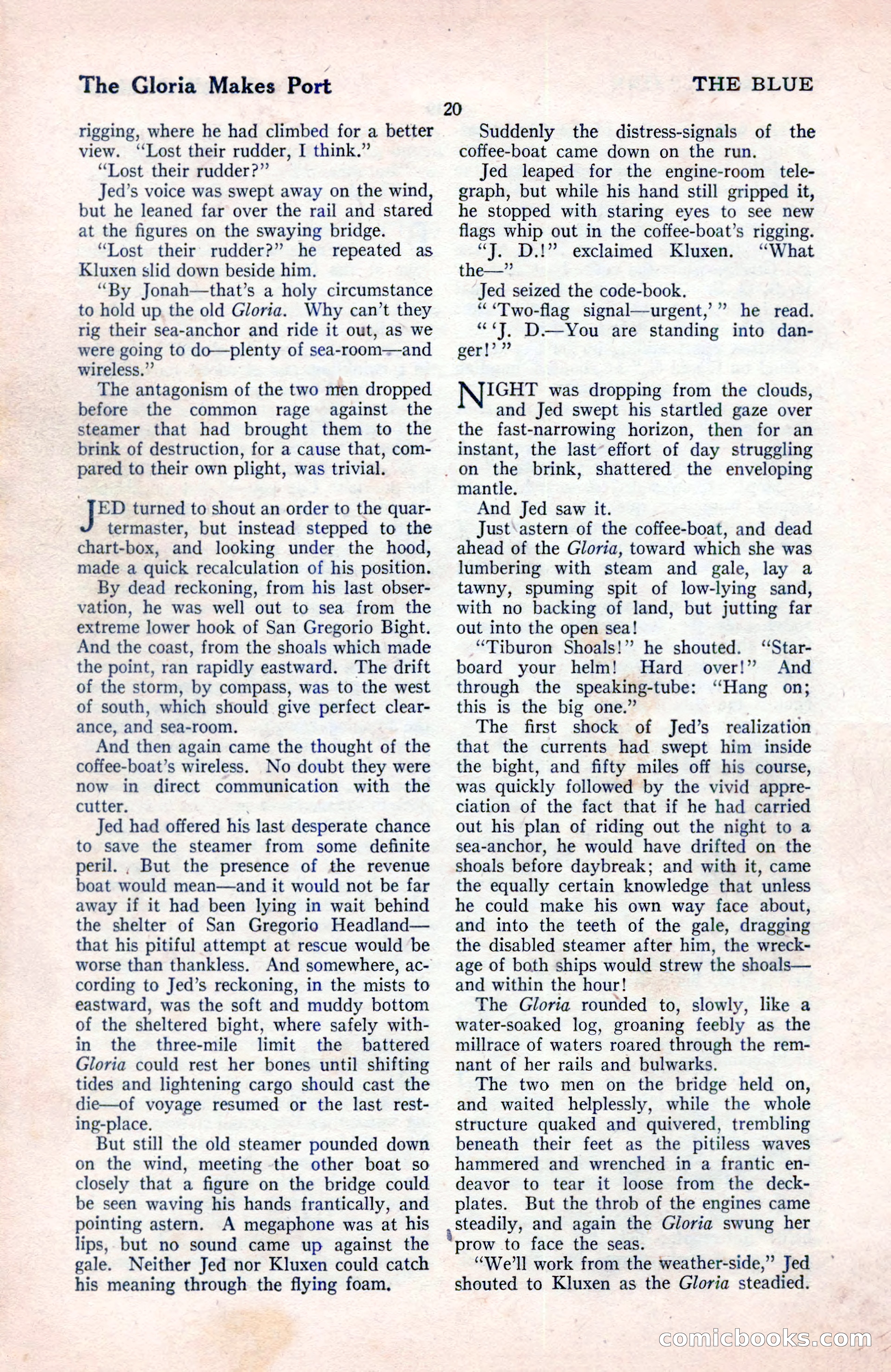 The Blue Book Magazine, August 1922 — page 26 of 208