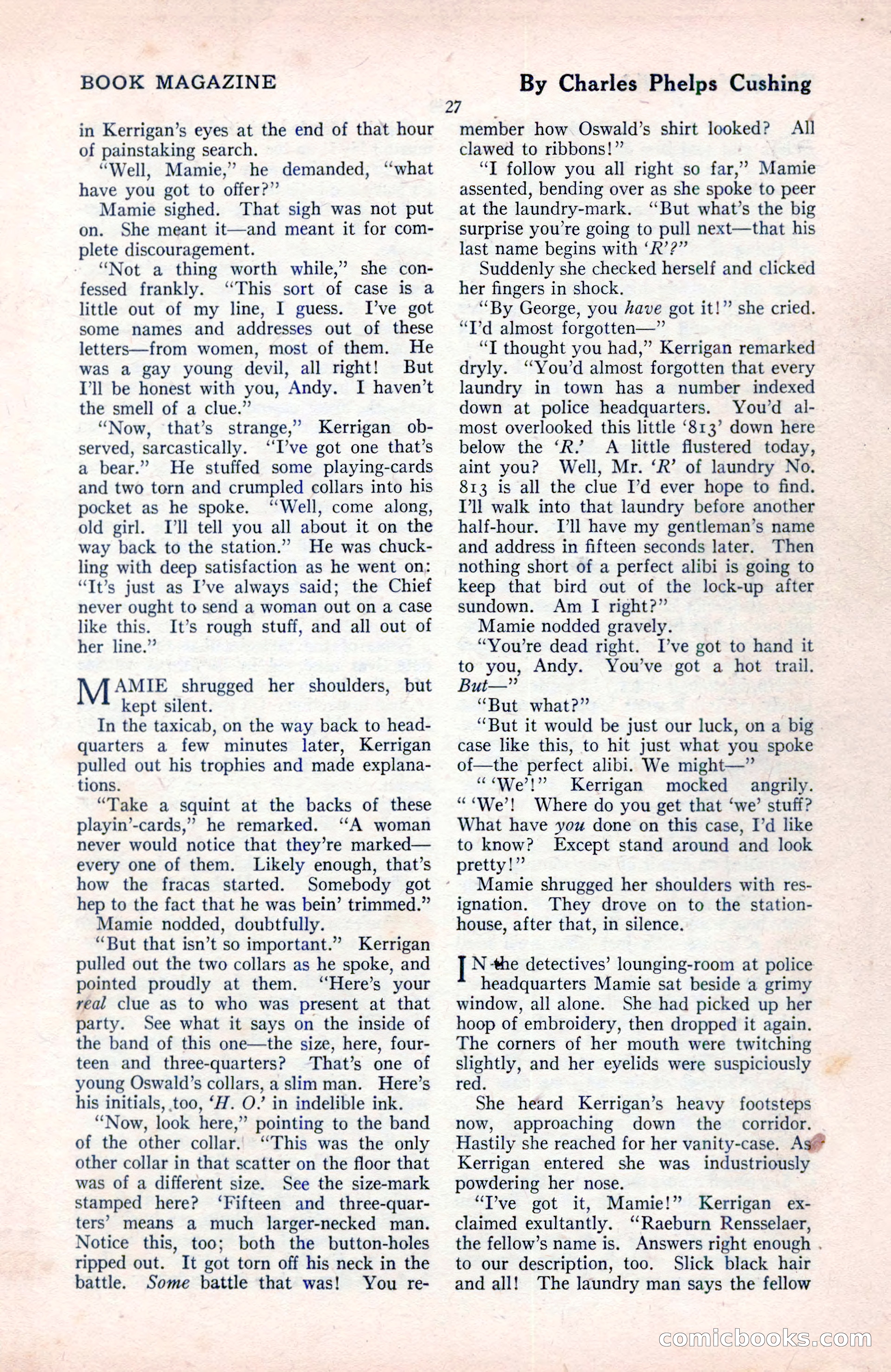 The Blue Book Magazine, August 1922 — page 33 of 208