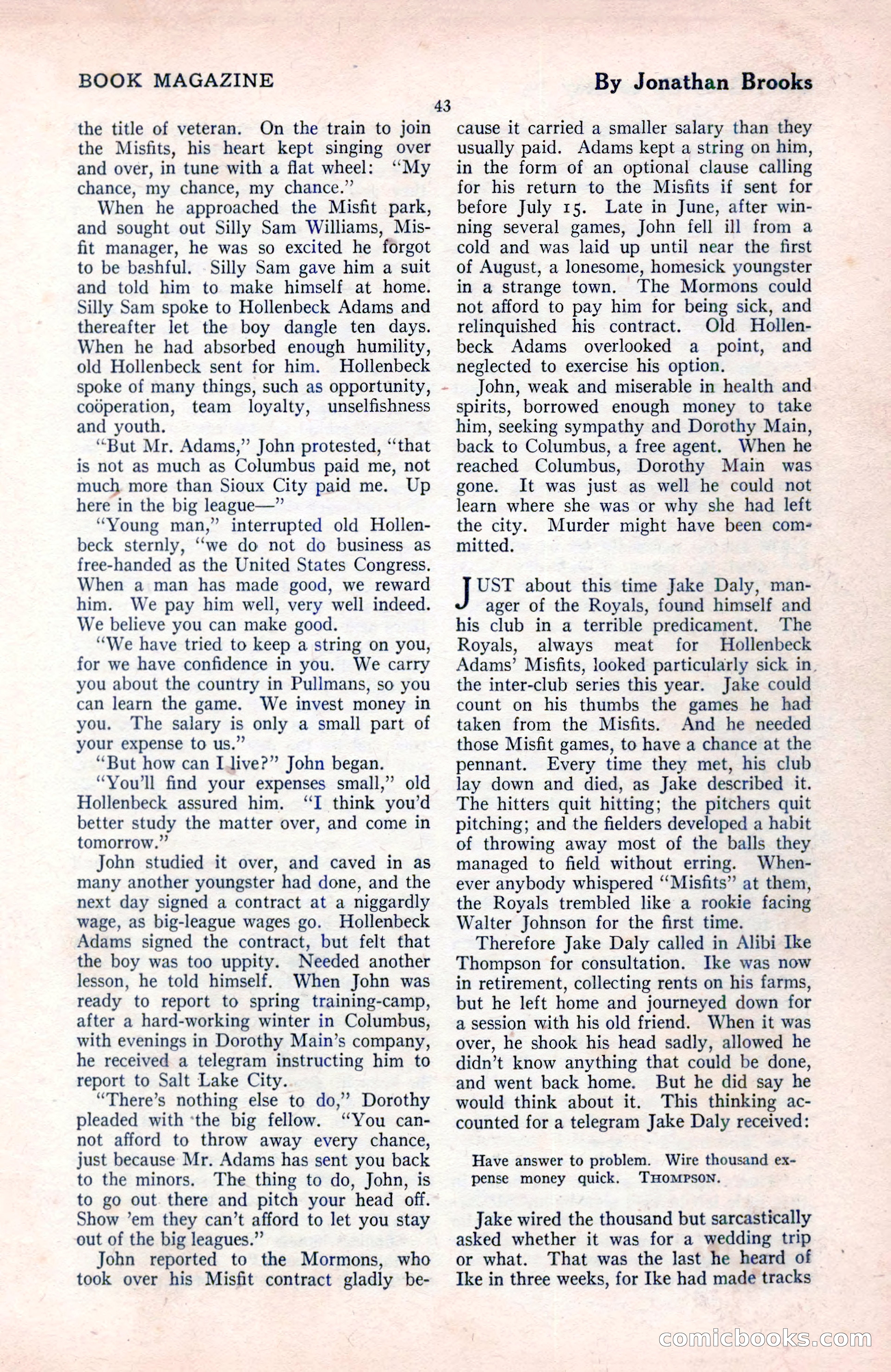 The Blue Book Magazine, August 1922 — page 49 of 208