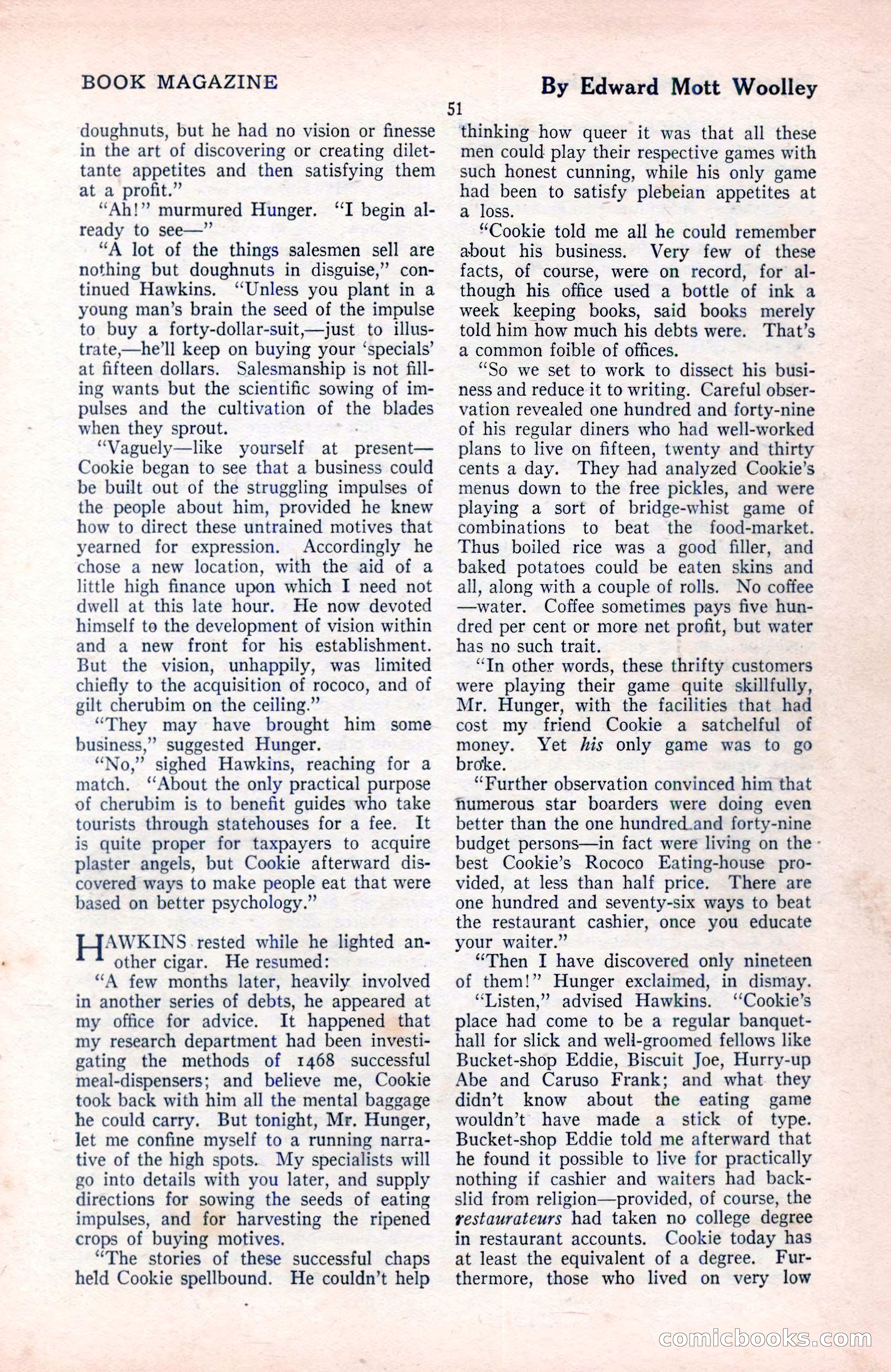 The Blue Book Magazine, August 1922 — page 57 of 208