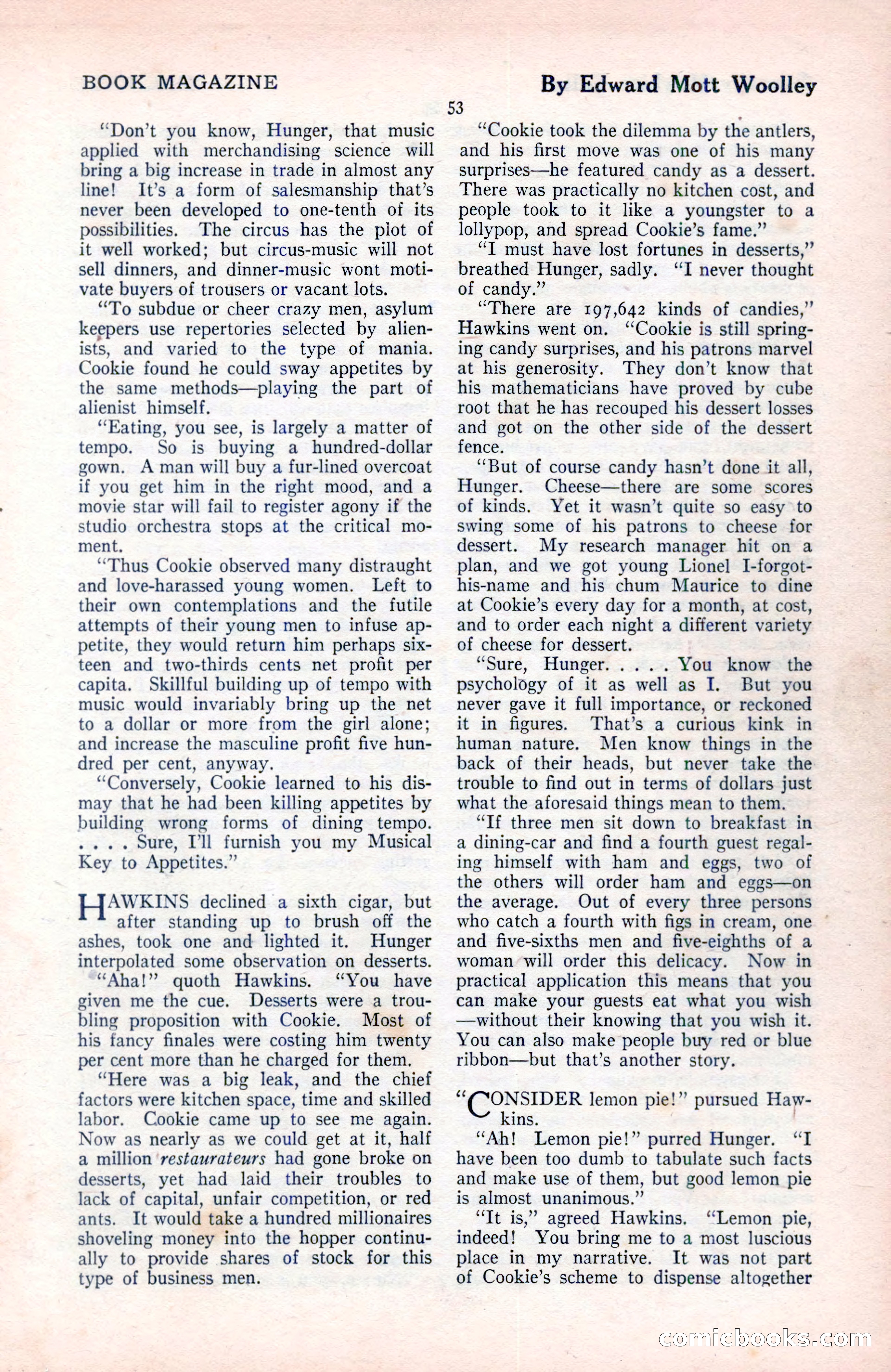 The Blue Book Magazine, August 1922 — page 59 of 208