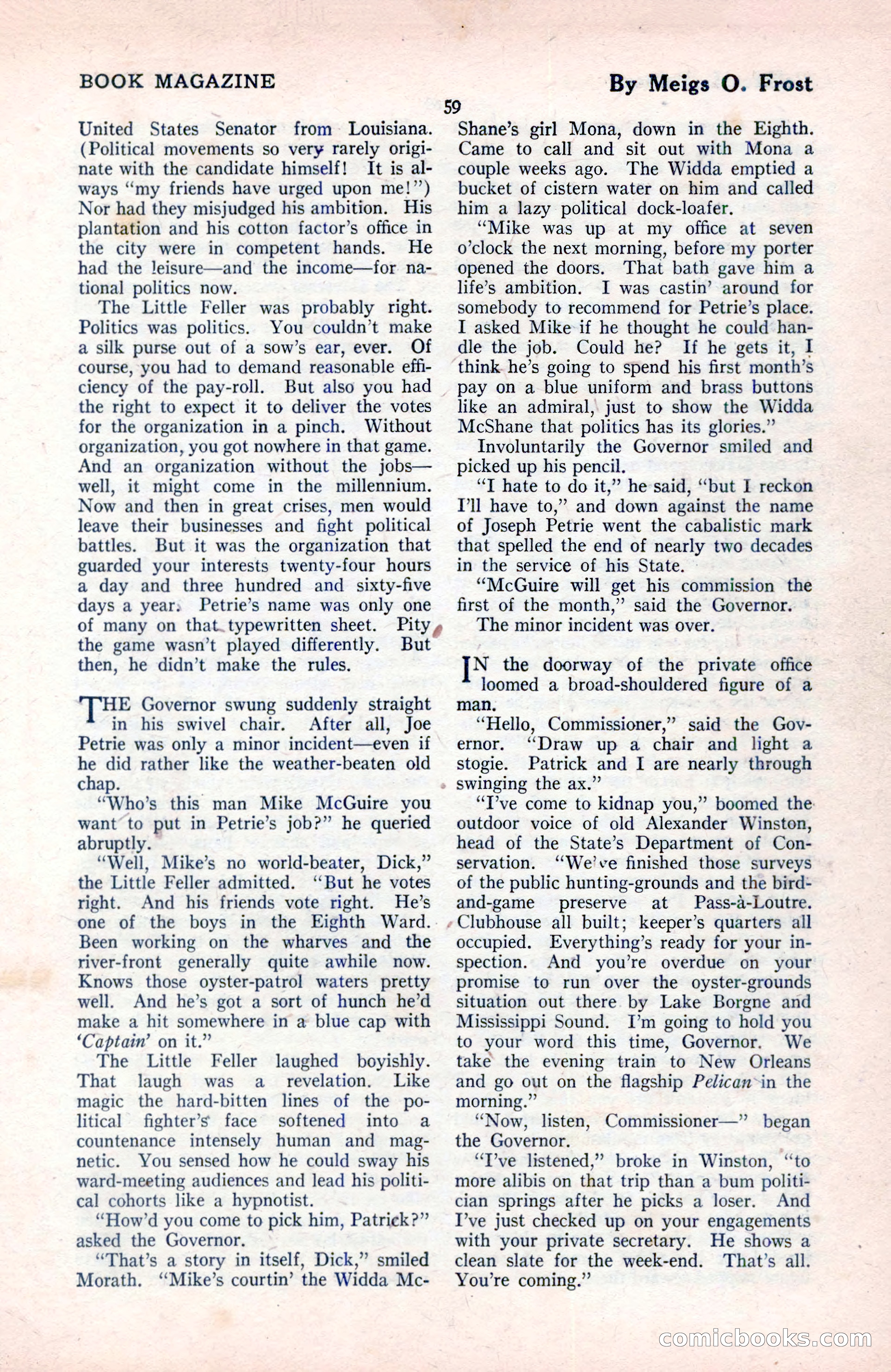 The Blue Book Magazine, August 1922 — page 65 of 208