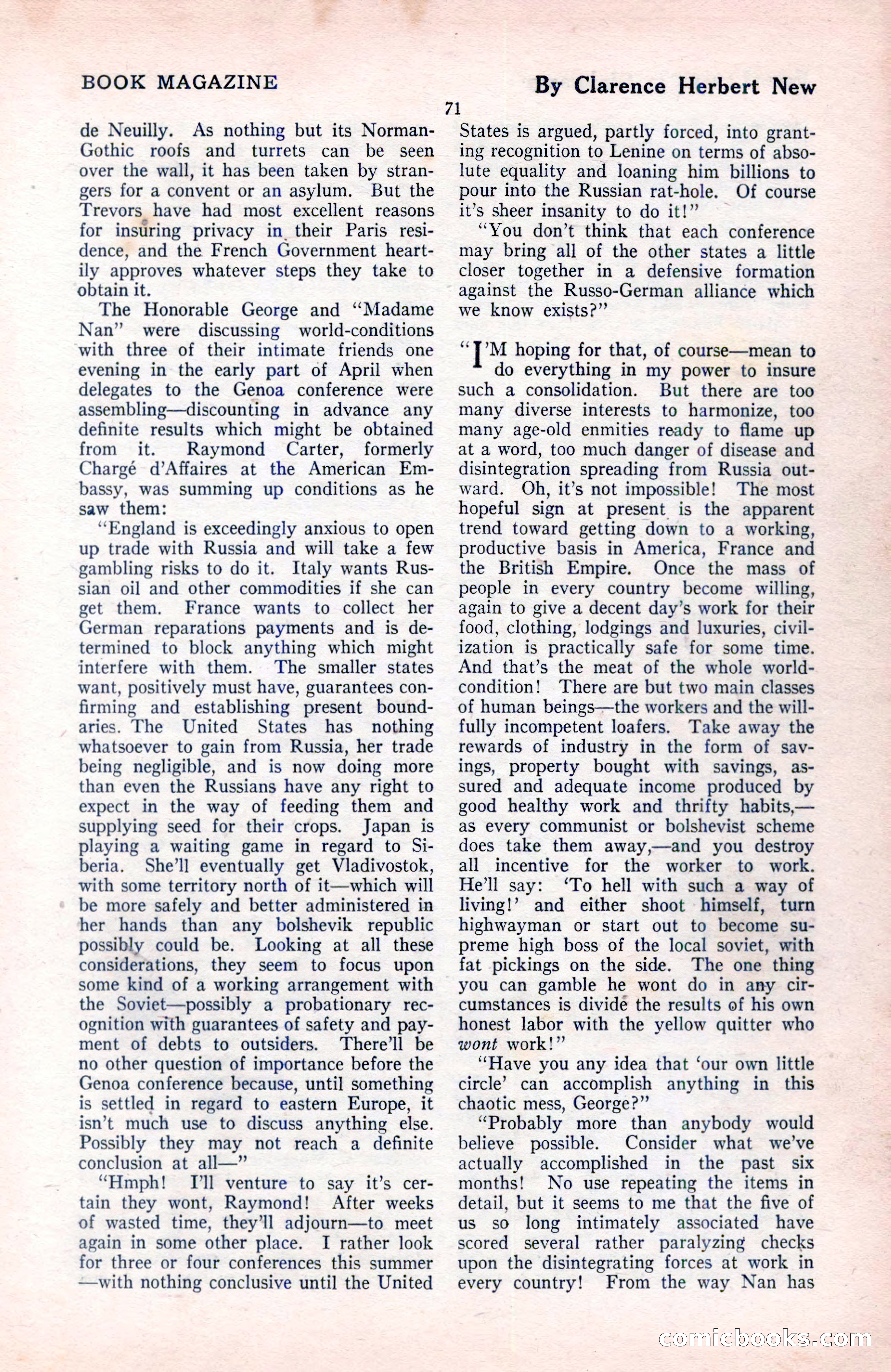 The Blue Book Magazine, August 1922 — page 77 of 208