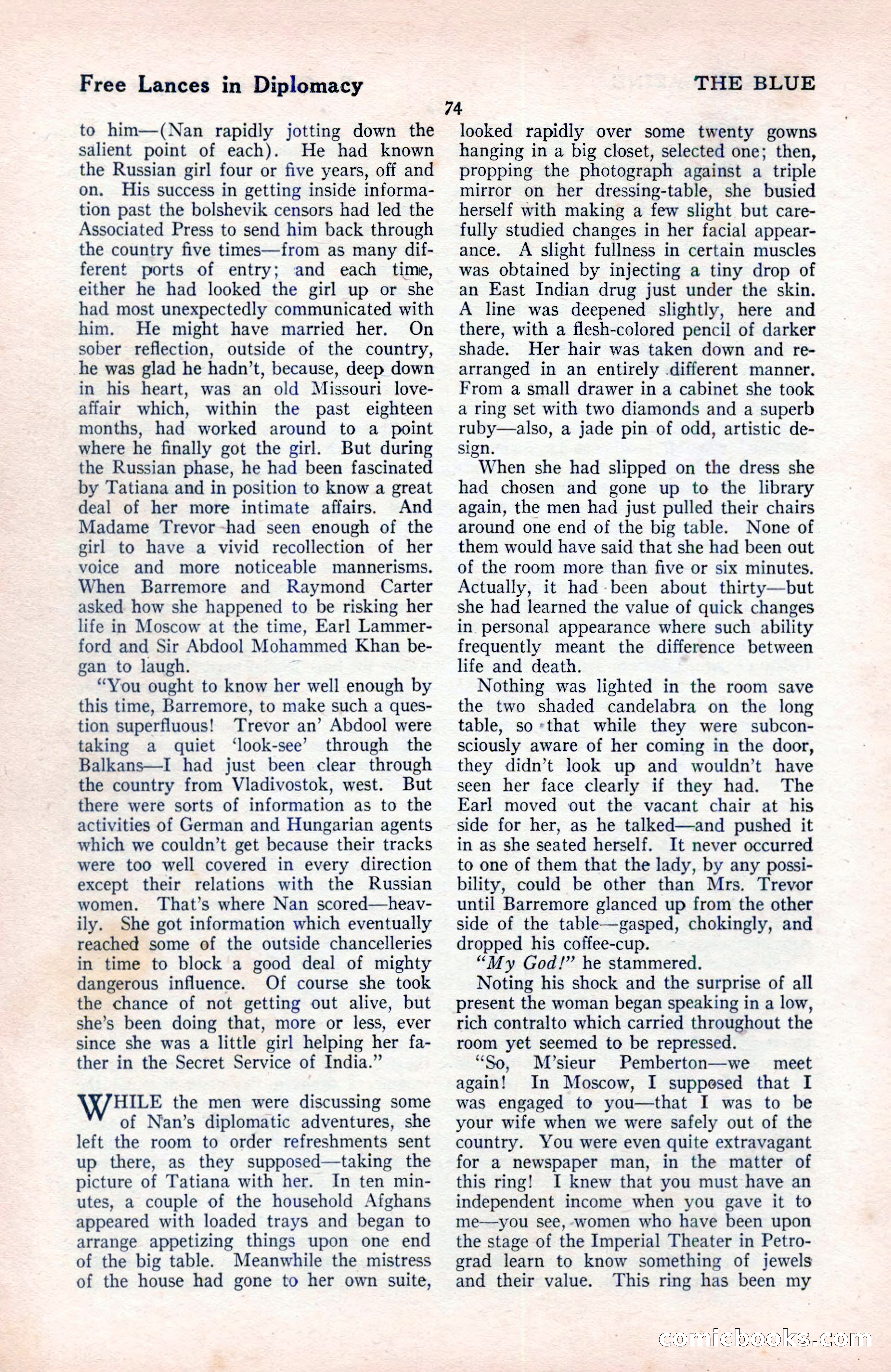The Blue Book Magazine, August 1922 — page 80 of 208