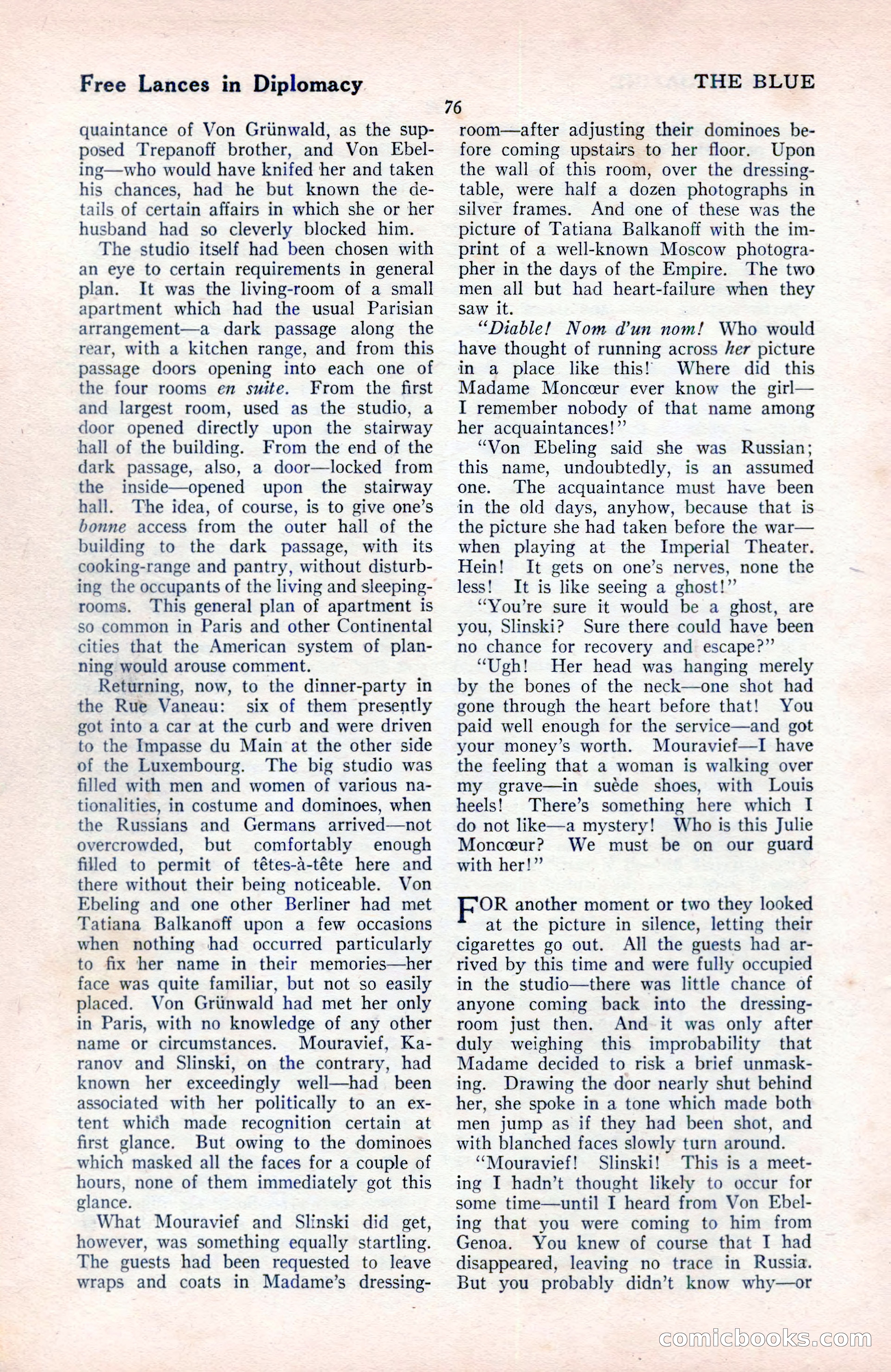 The Blue Book Magazine, August 1922 — page 82 of 208