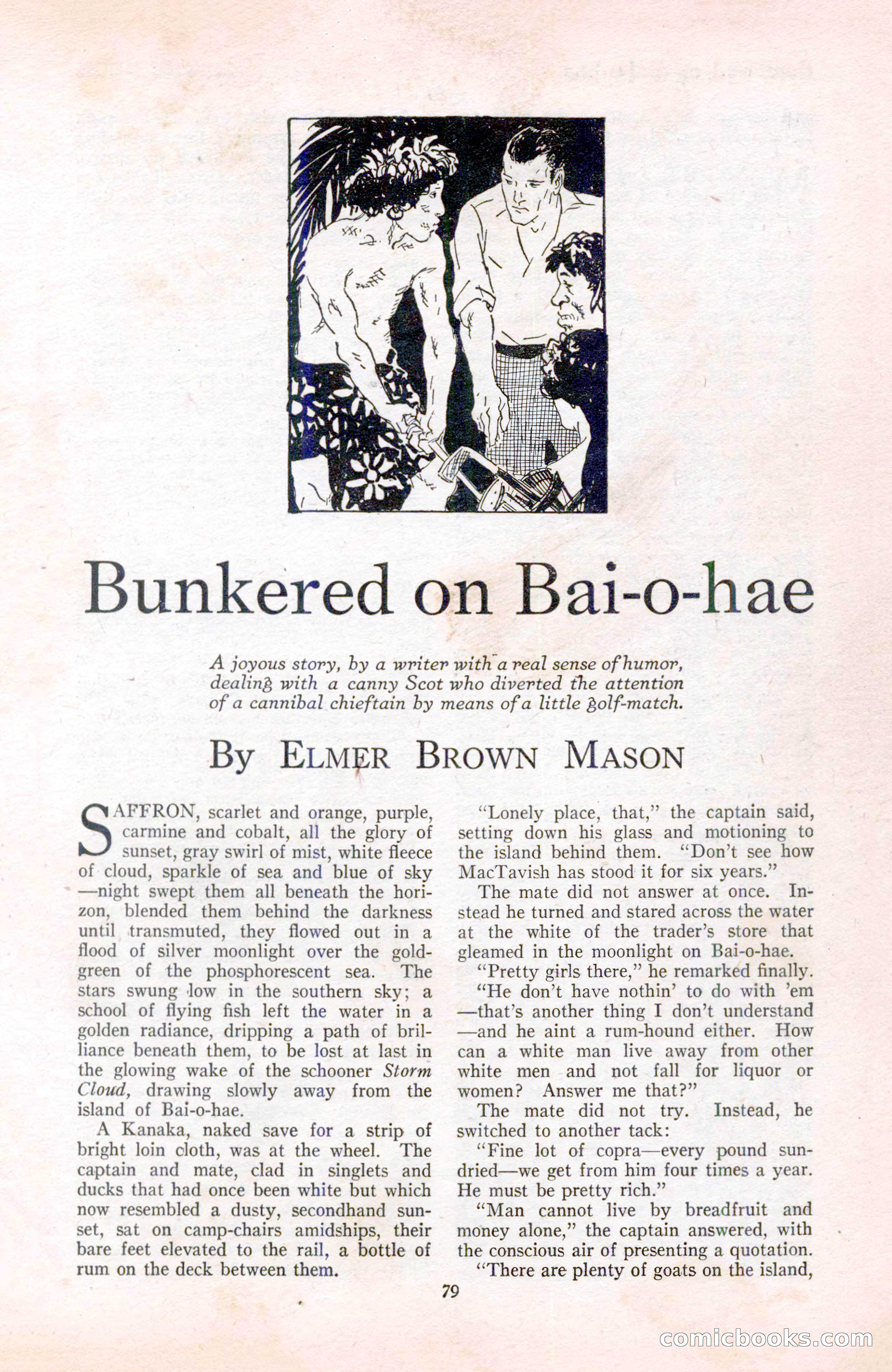 The Blue Book Magazine, August 1922 — page 85 of 208