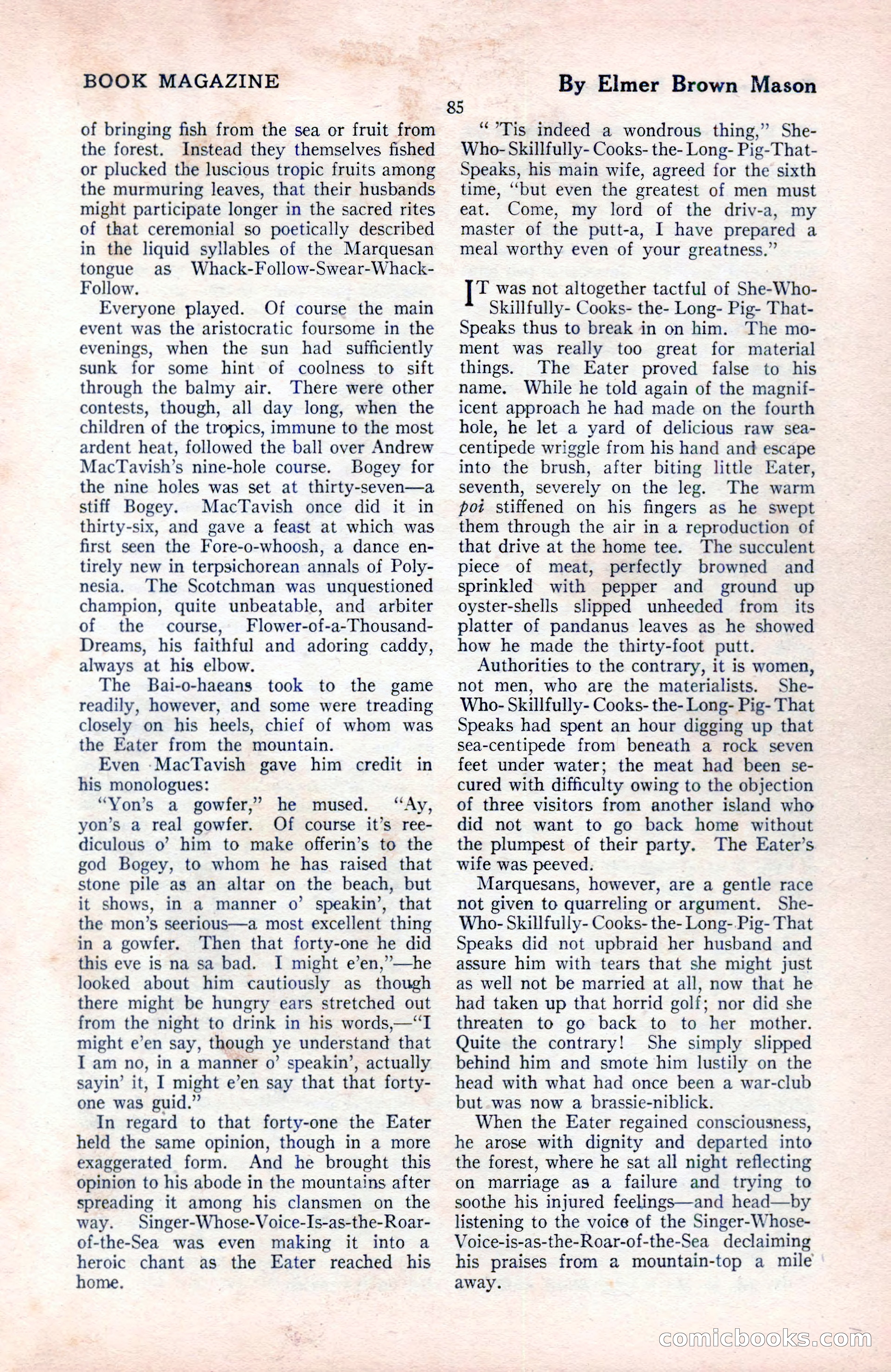 The Blue Book Magazine, August 1922 — page 91 of 208