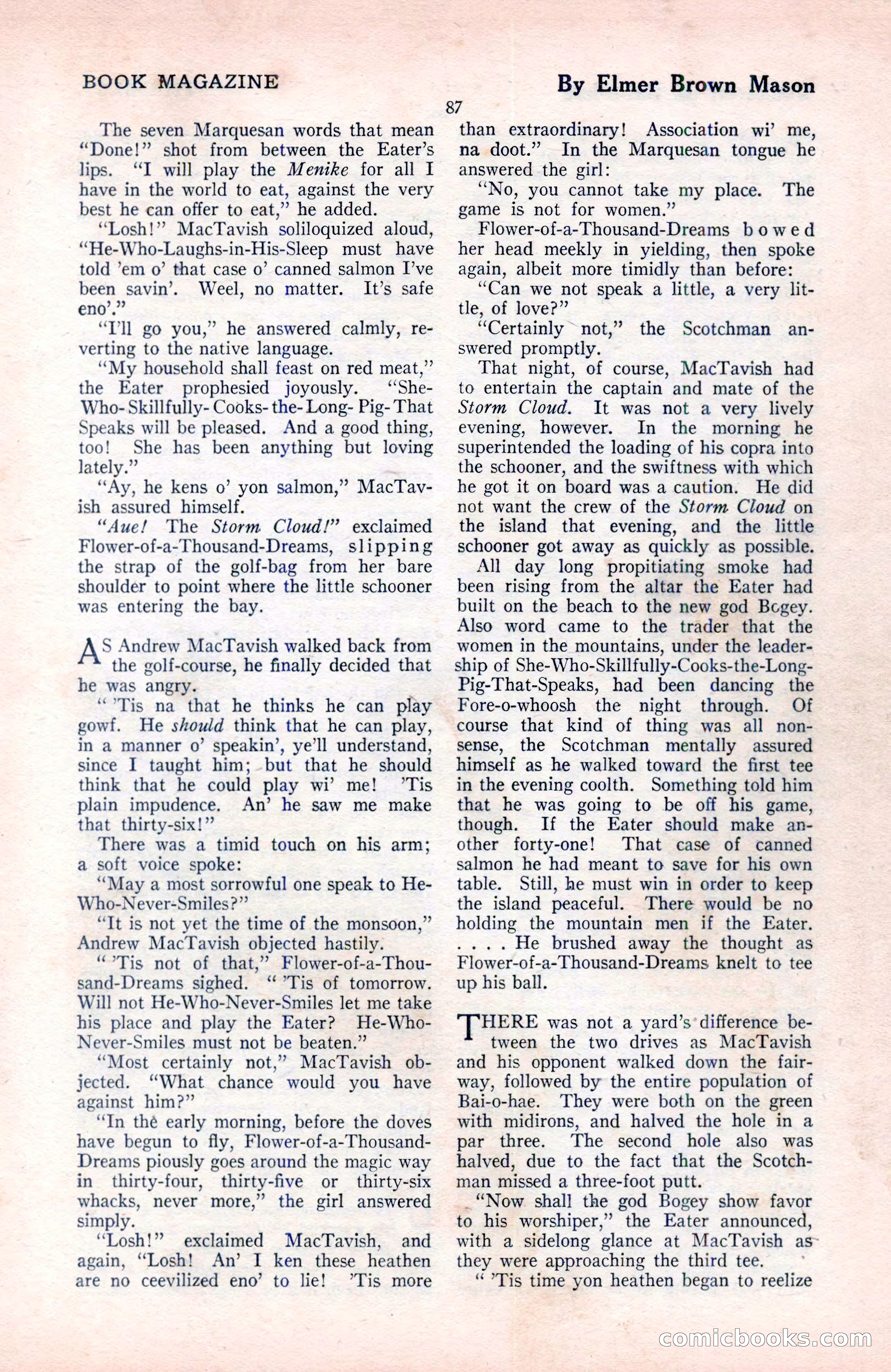 The Blue Book Magazine, August 1922 — page 93 of 208