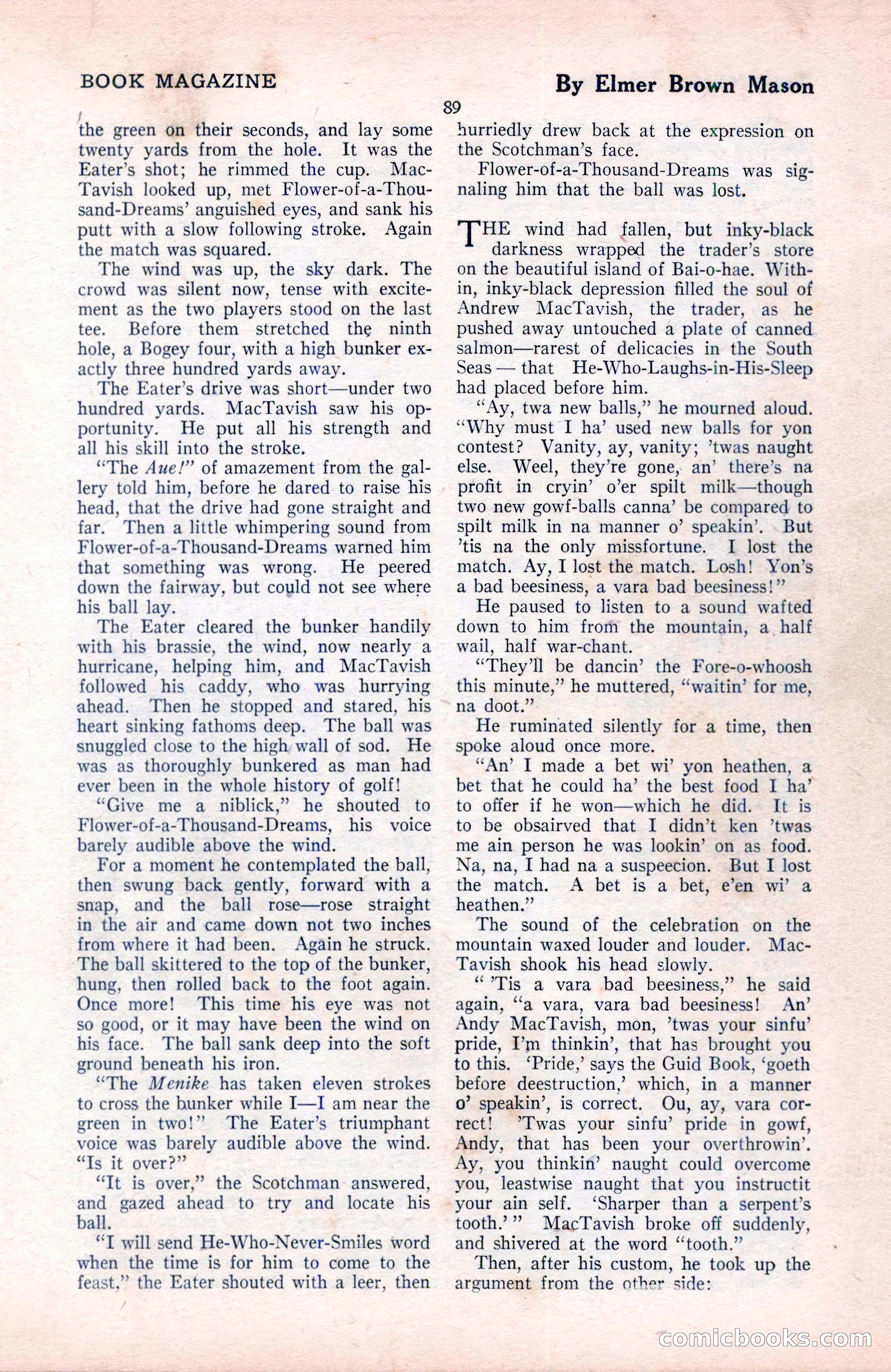 The Blue Book Magazine, August 1922 — page 95 of 208