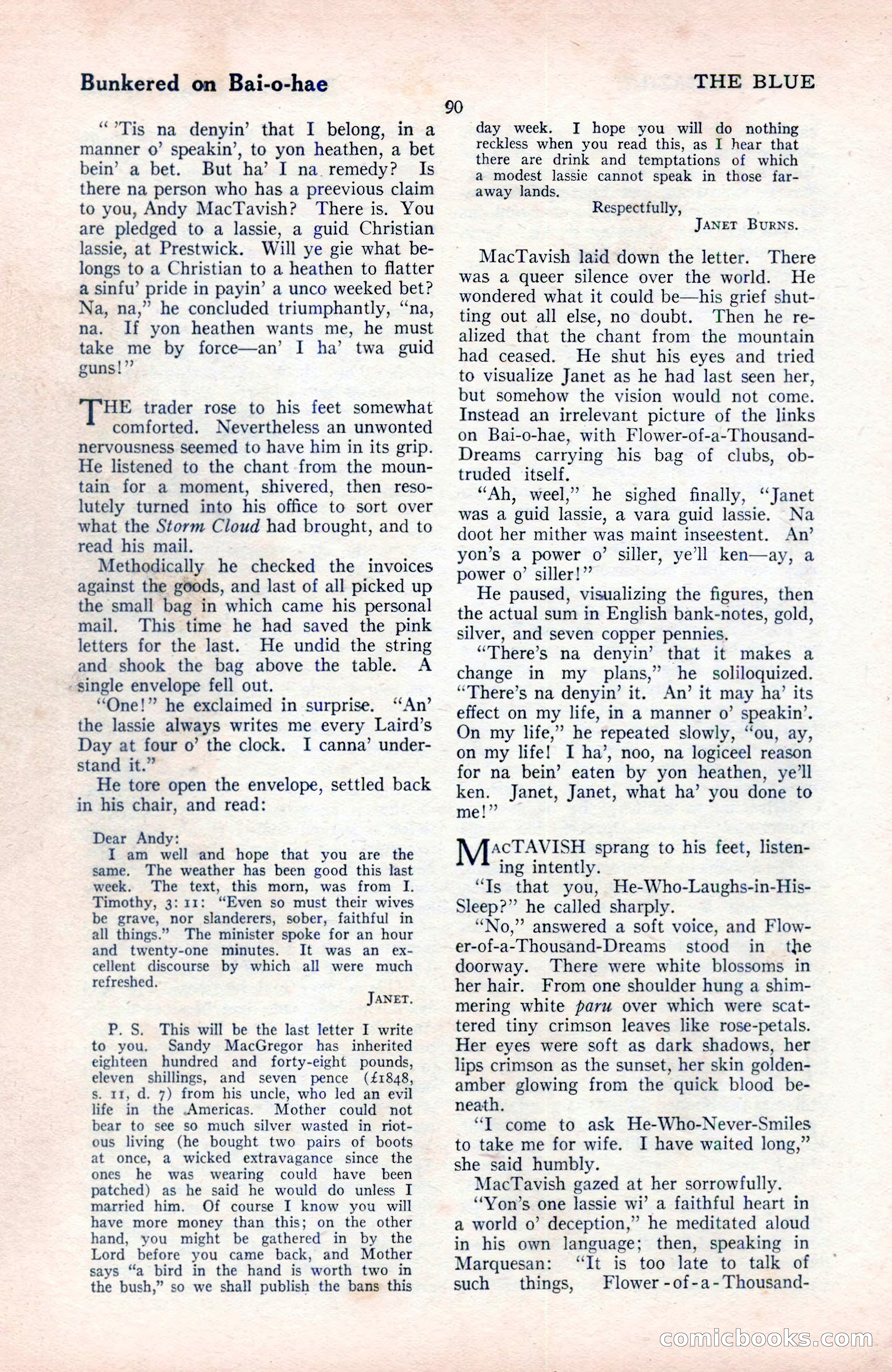 The Blue Book Magazine, August 1922 — page 96 of 208