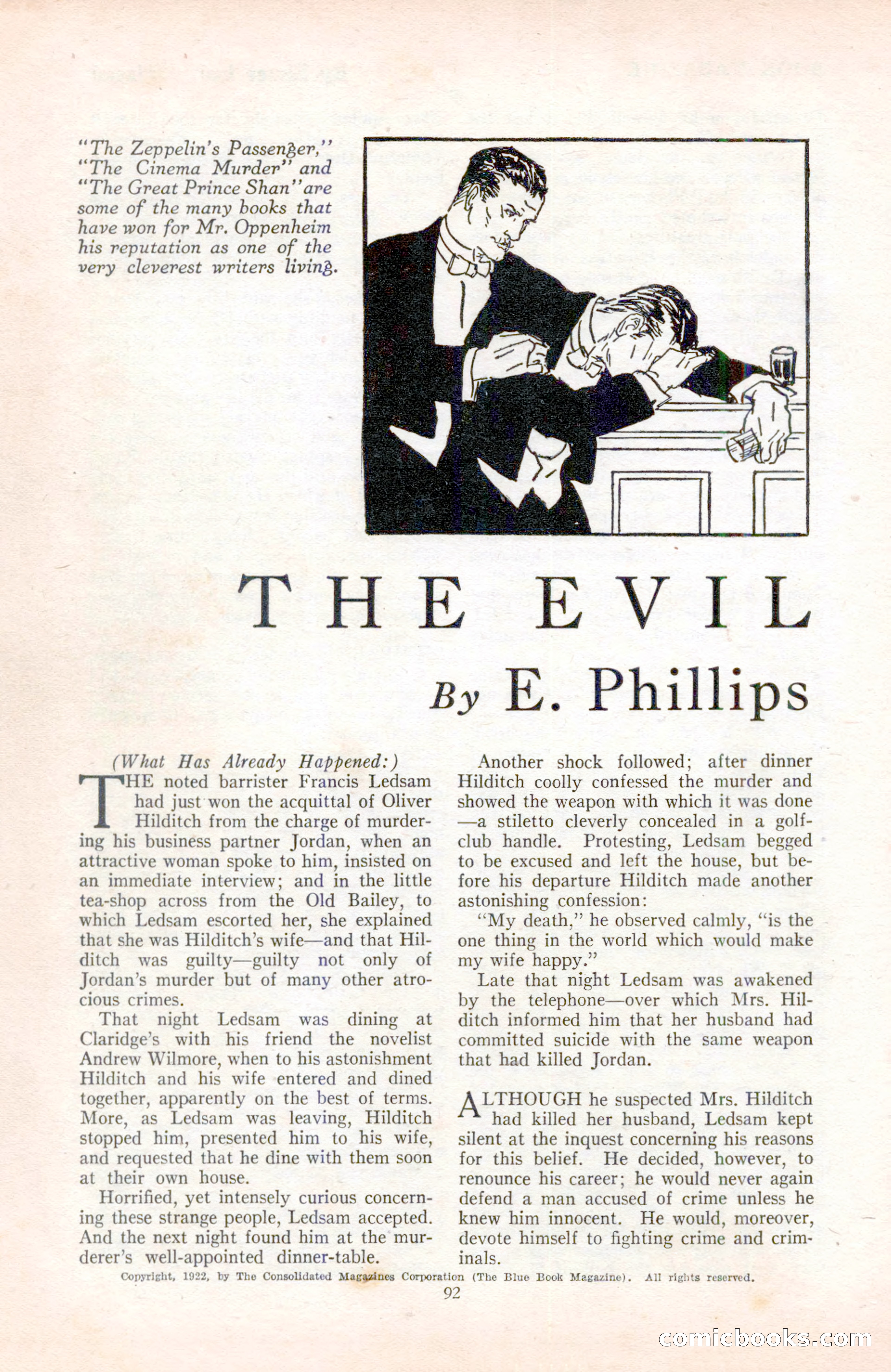 The Blue Book Magazine, August 1922 — page 98 of 208