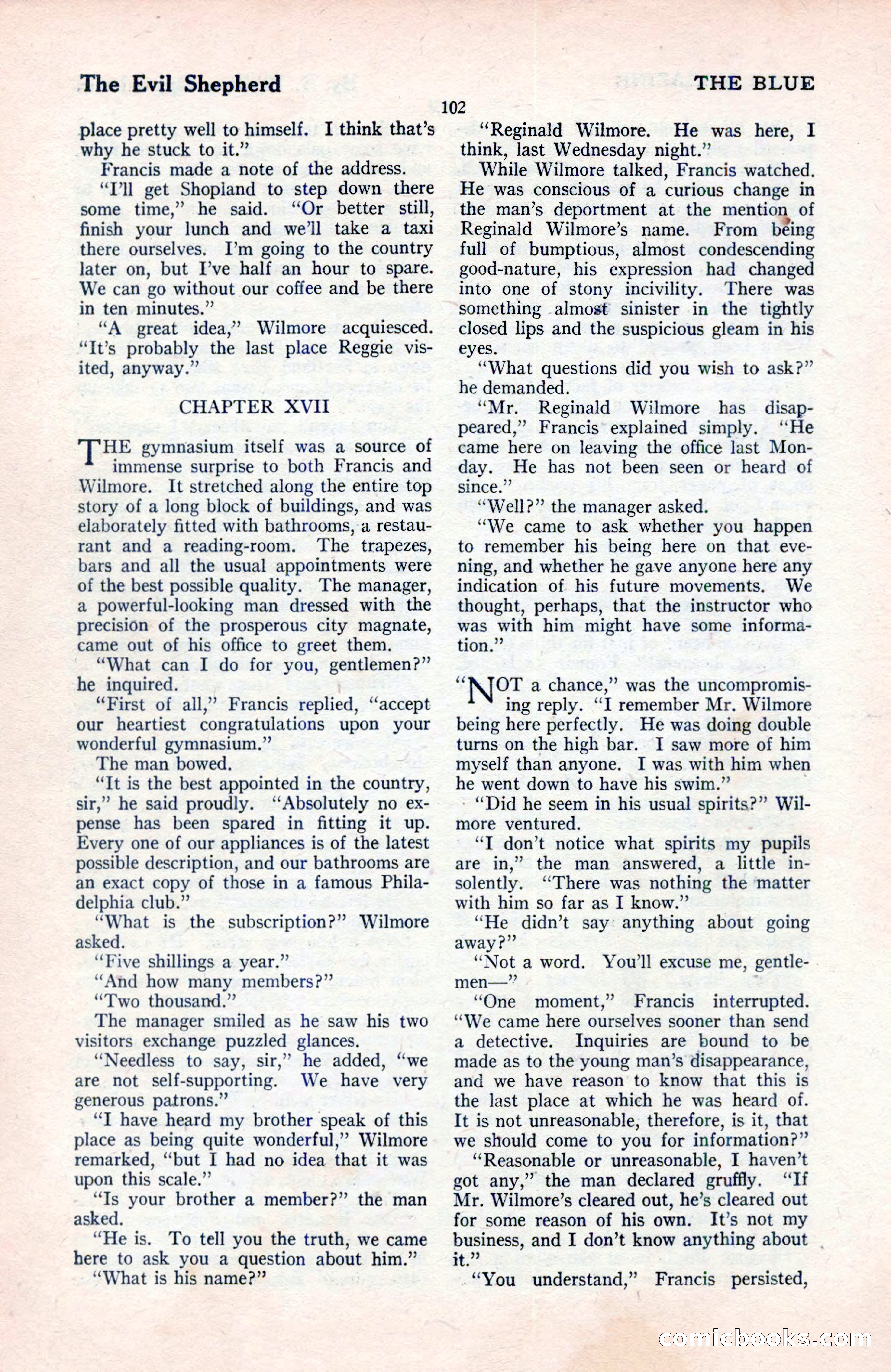 The Blue Book Magazine, August 1922 — page 108 of 208
