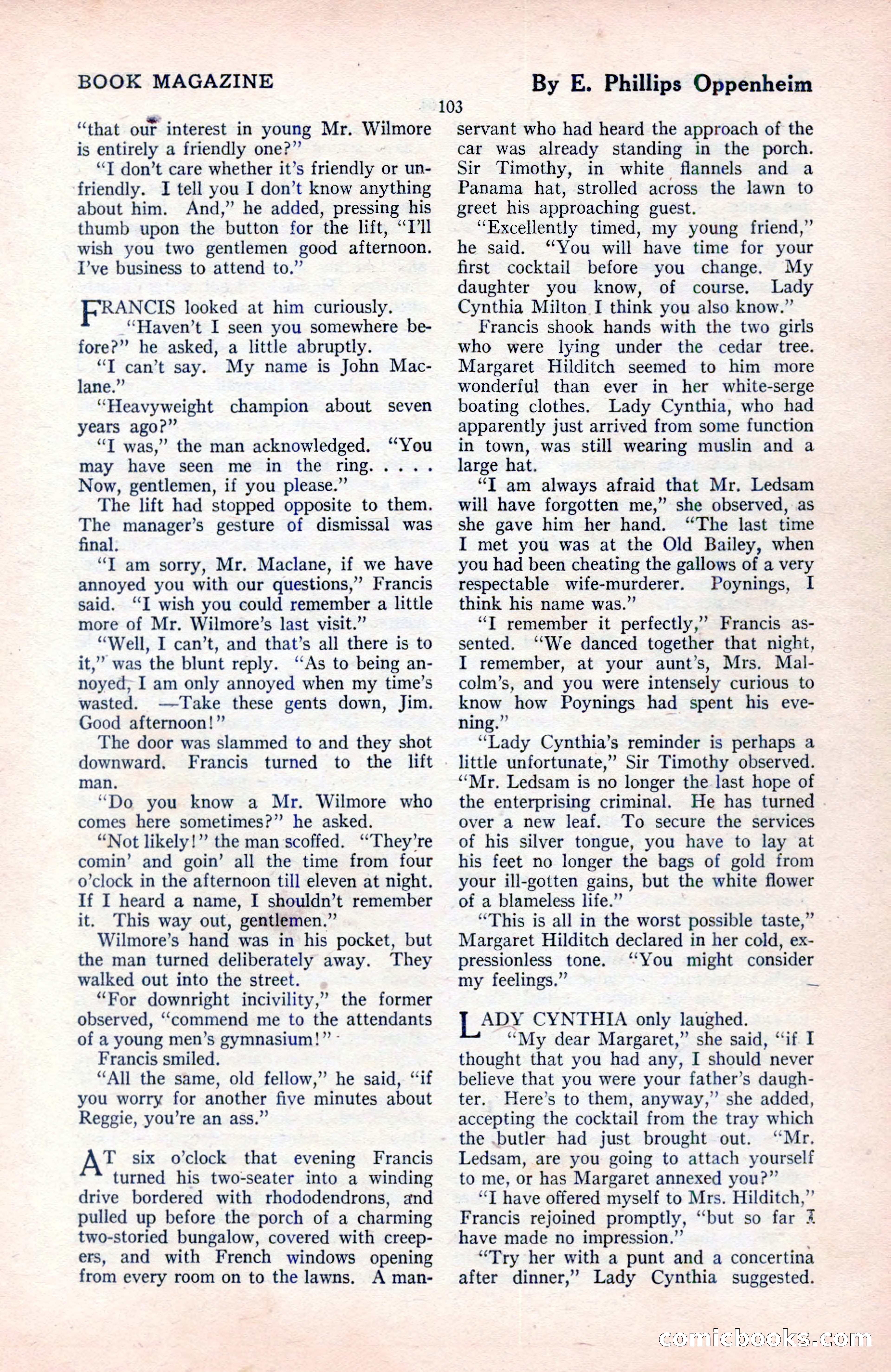 The Blue Book Magazine, August 1922 — page 109 of 208