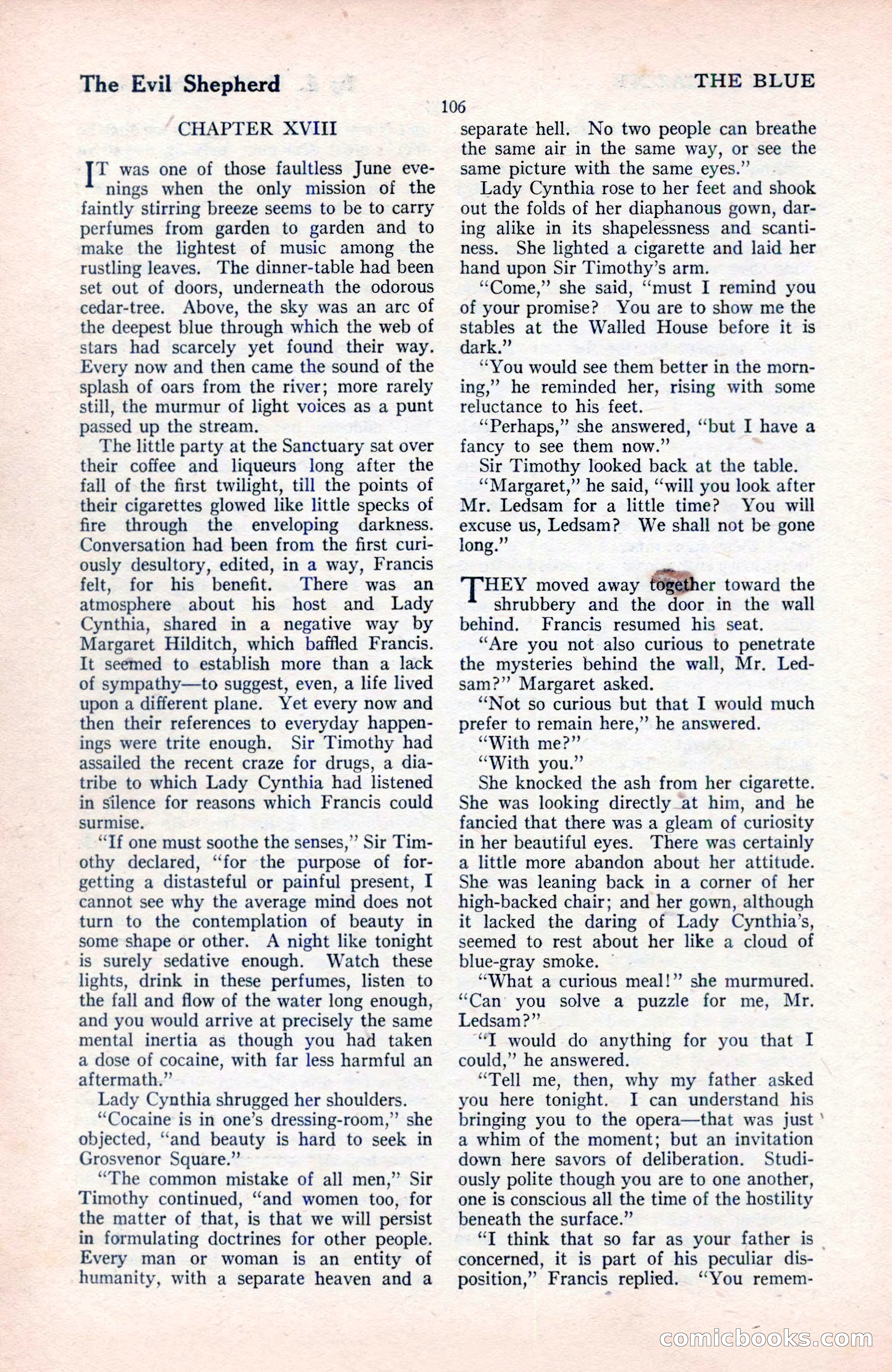 The Blue Book Magazine, August 1922 — page 112 of 208