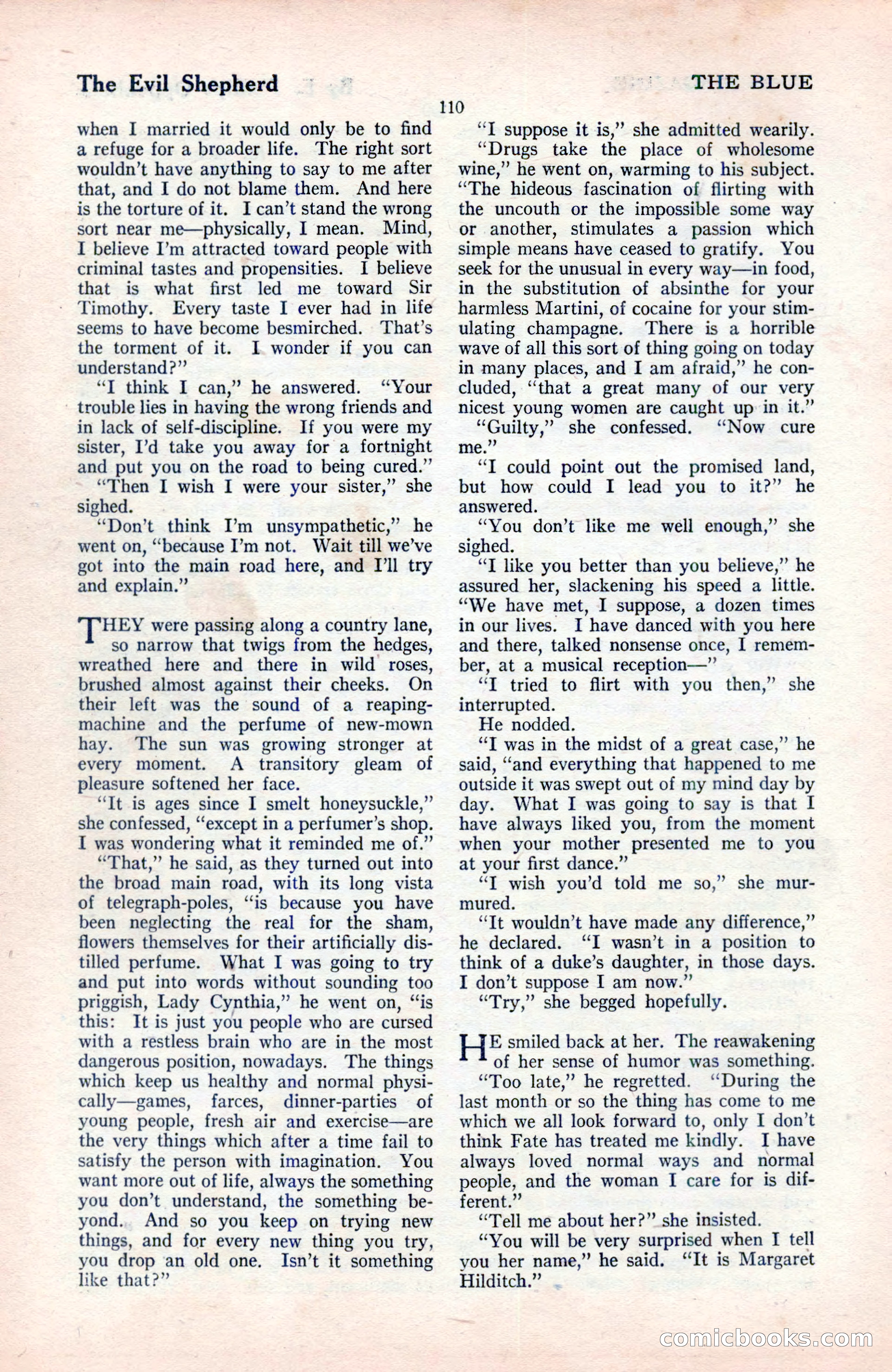 The Blue Book Magazine, August 1922 — page 116 of 208