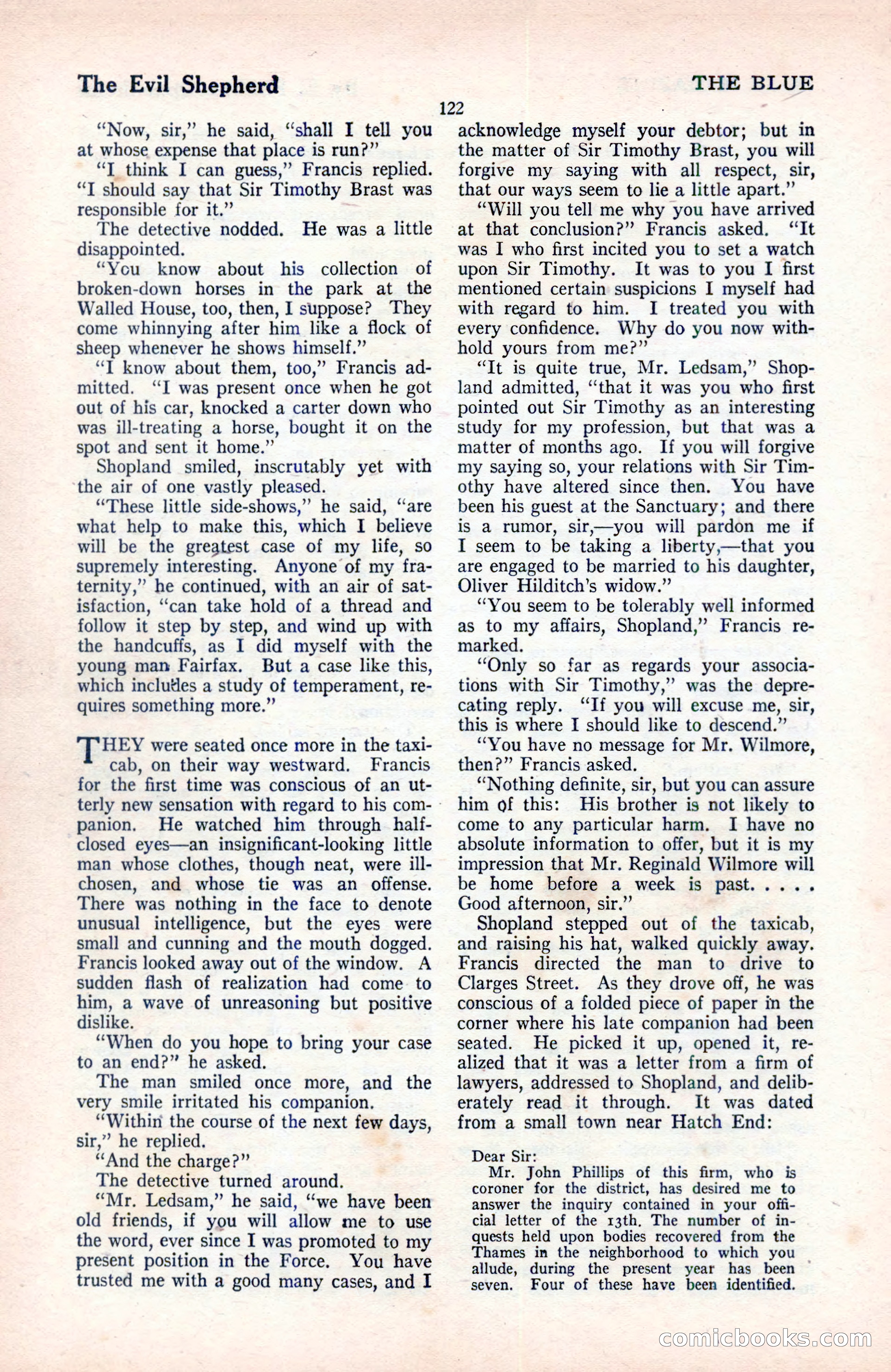 The Blue Book Magazine, August 1922 — page 128 of 208