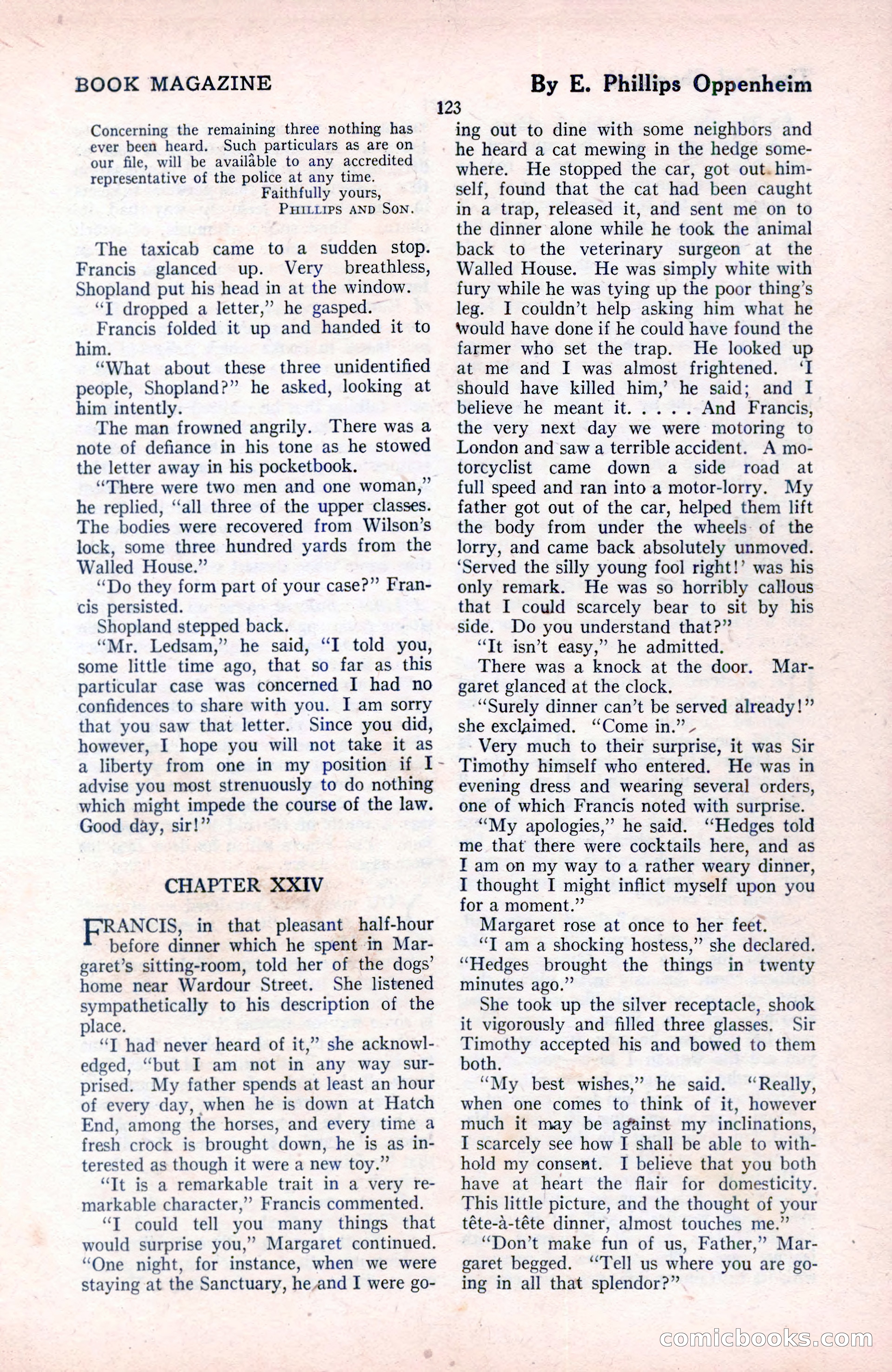 The Blue Book Magazine, August 1922 — page 129 of 208