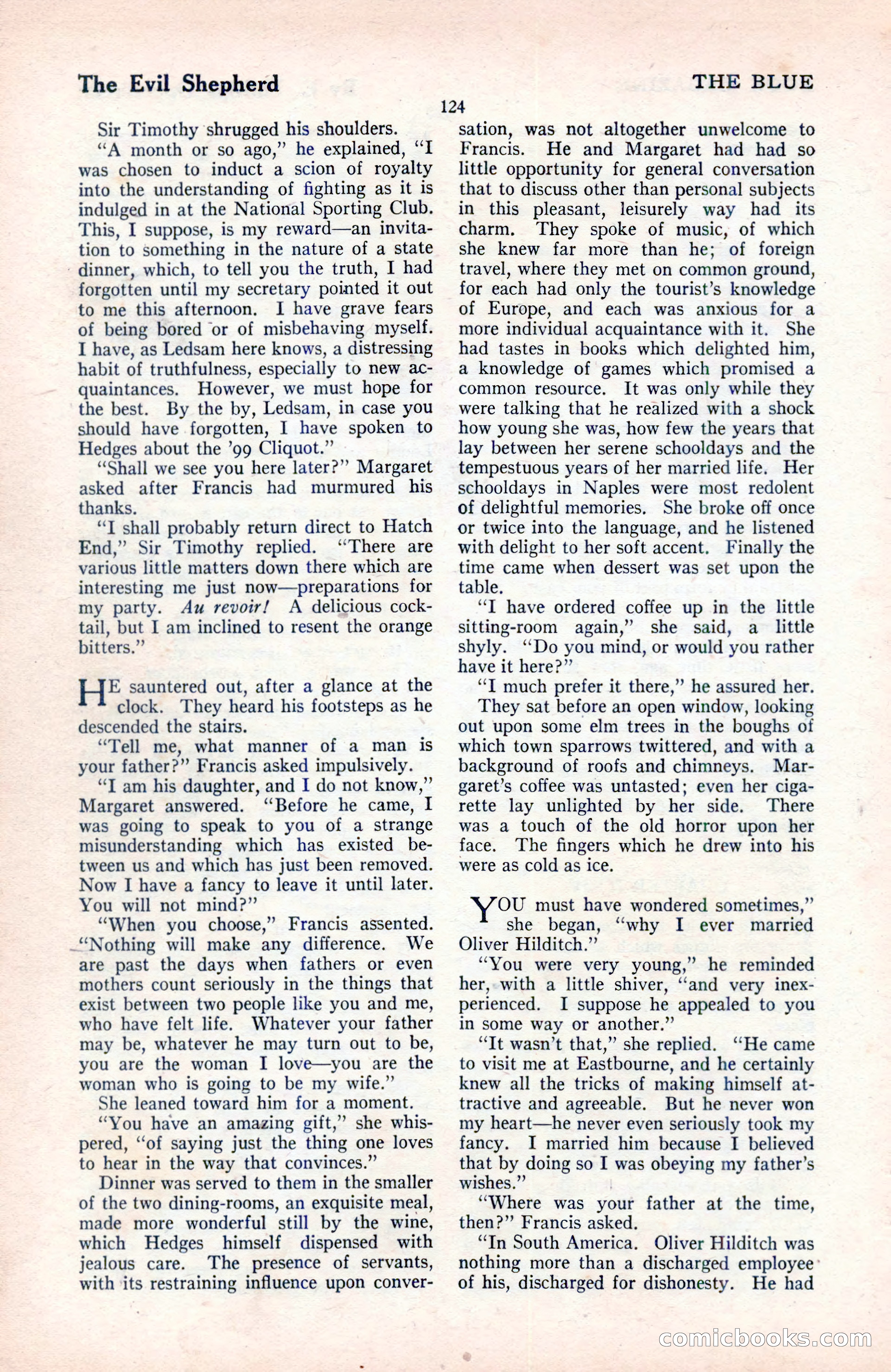 The Blue Book Magazine, August 1922 — page 130 of 208