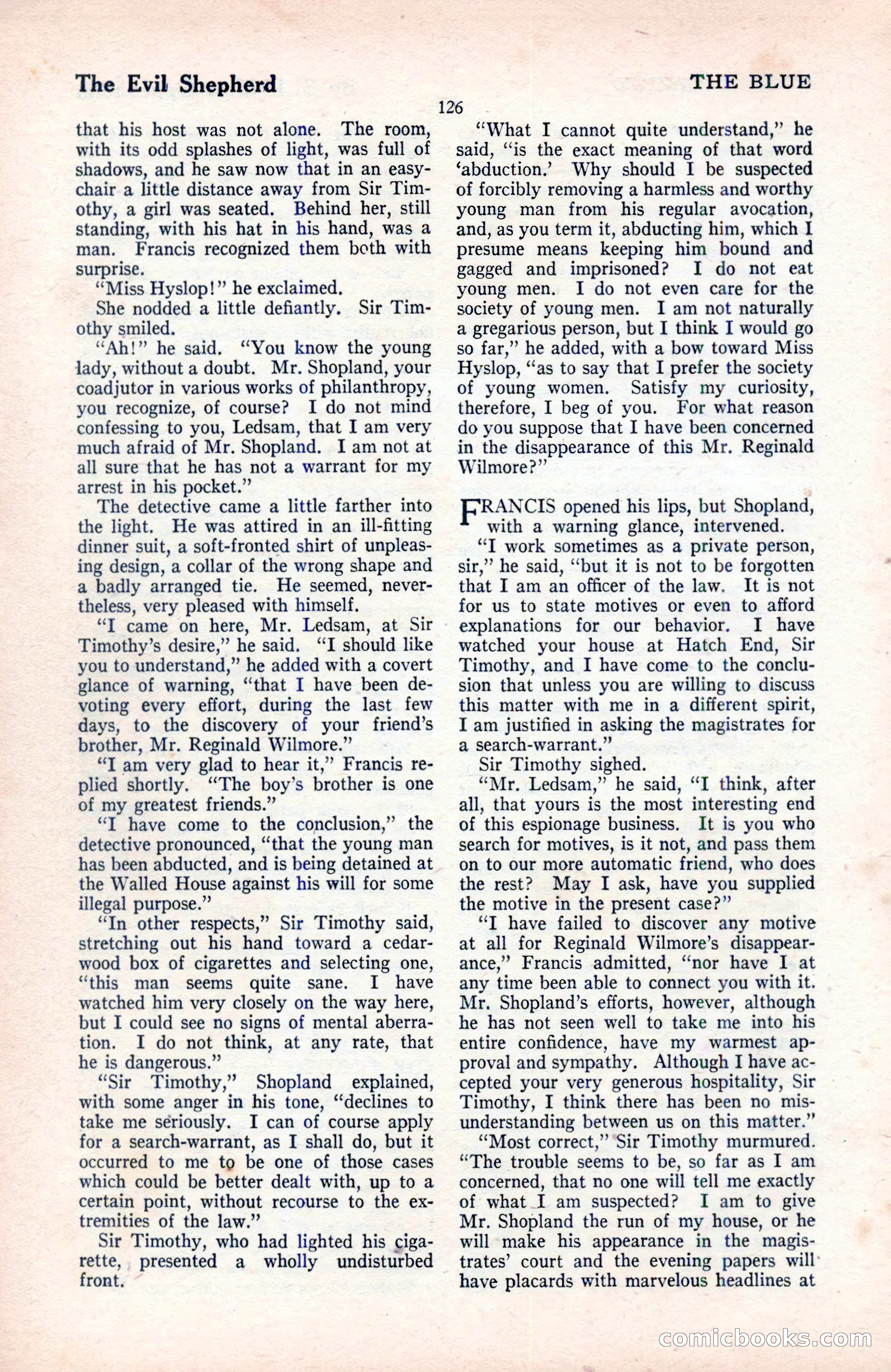 The Blue Book Magazine, August 1922 — page 132 of 208
