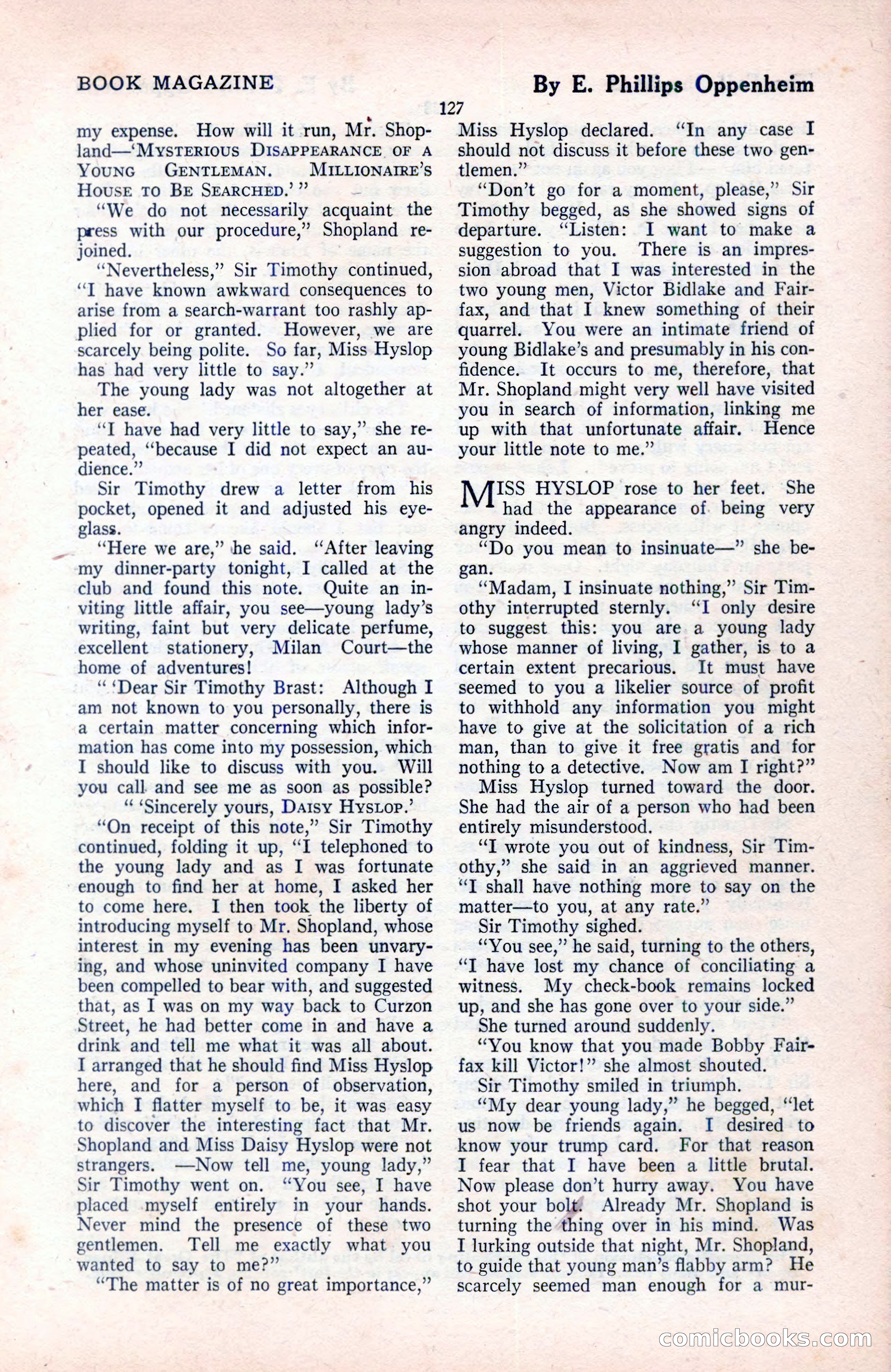 The Blue Book Magazine, August 1922 — page 133 of 208