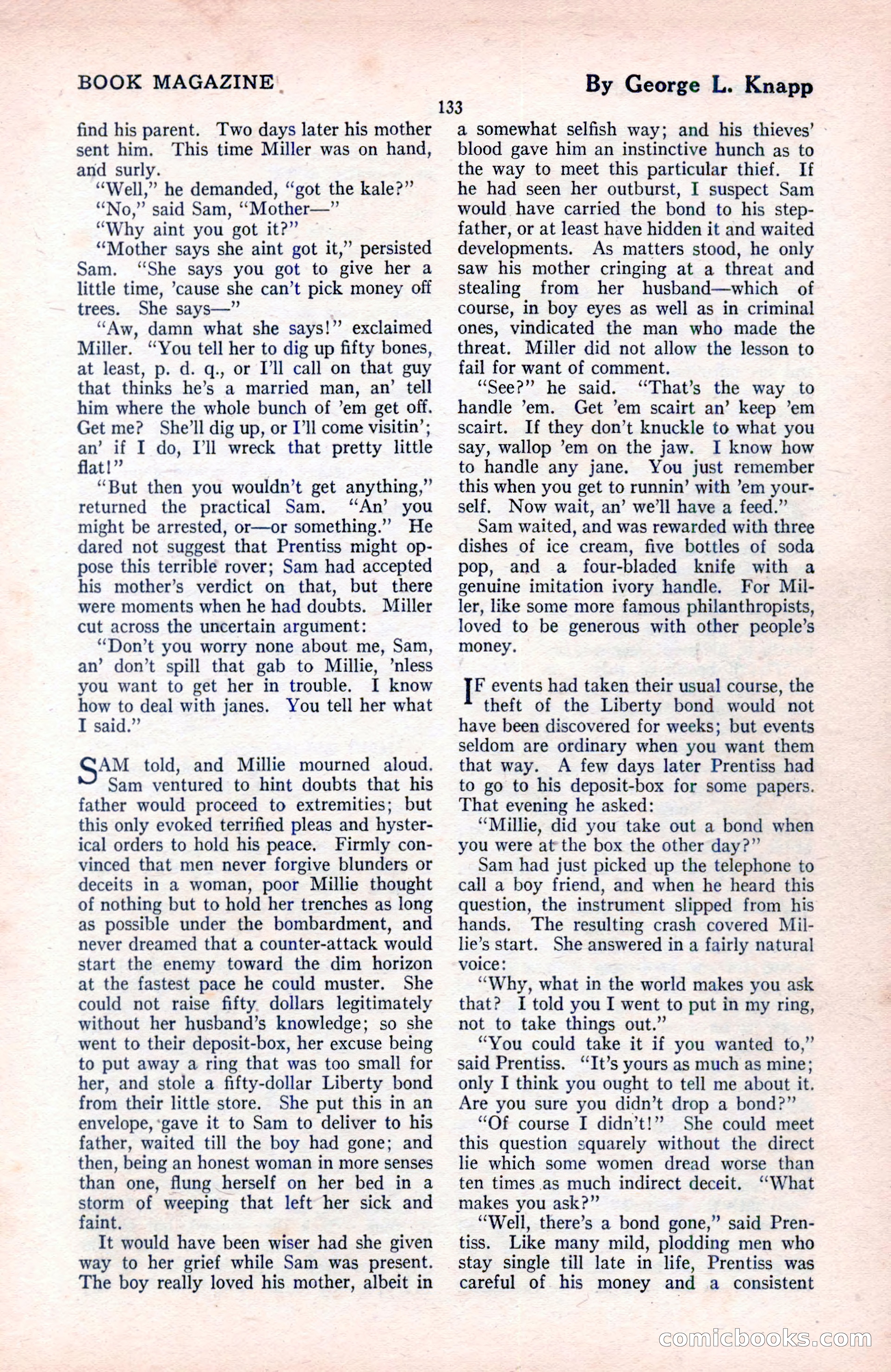 The Blue Book Magazine, August 1922 — page 139 of 208