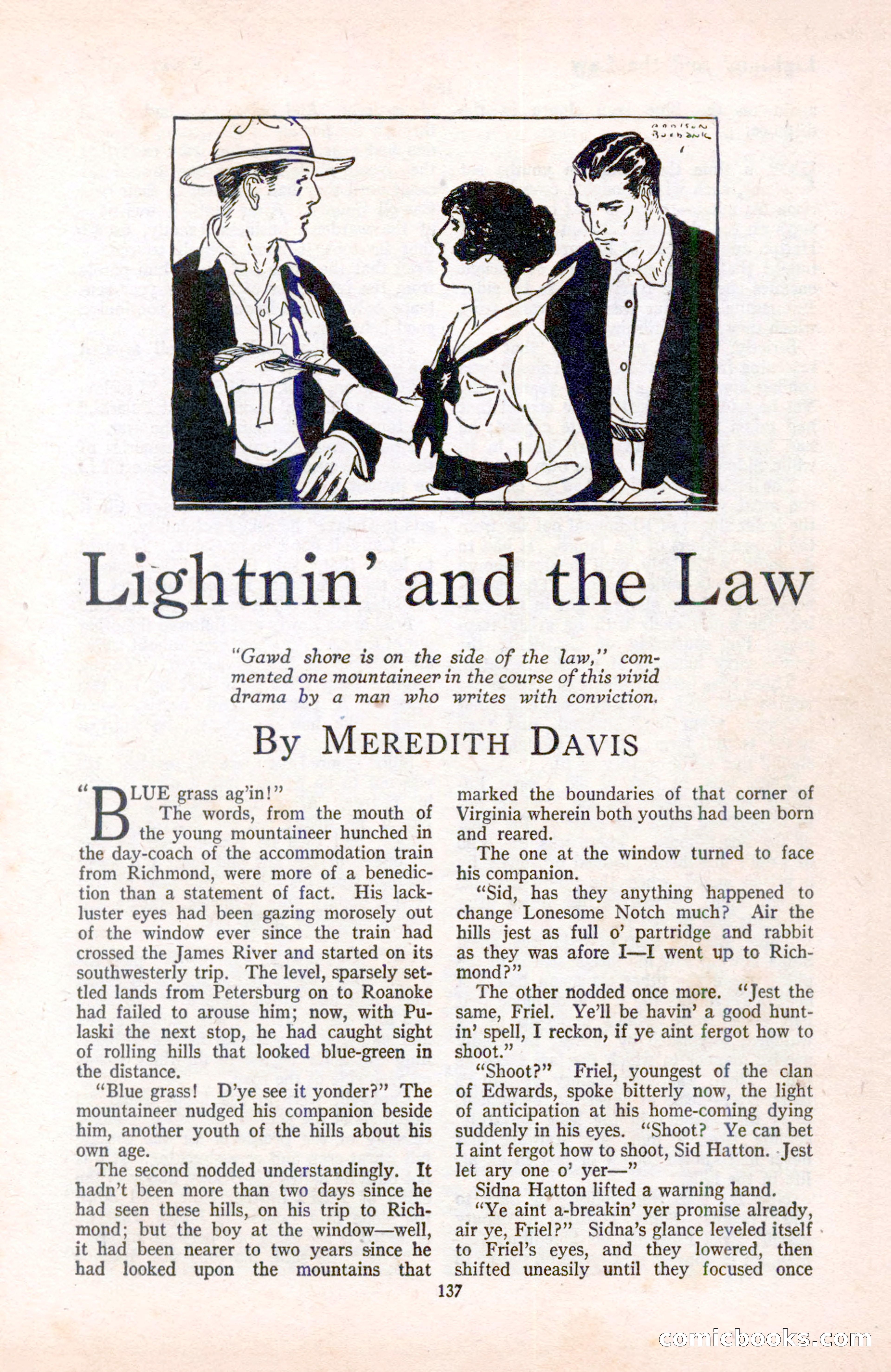 The Blue Book Magazine, August 1922 — page 143 of 208