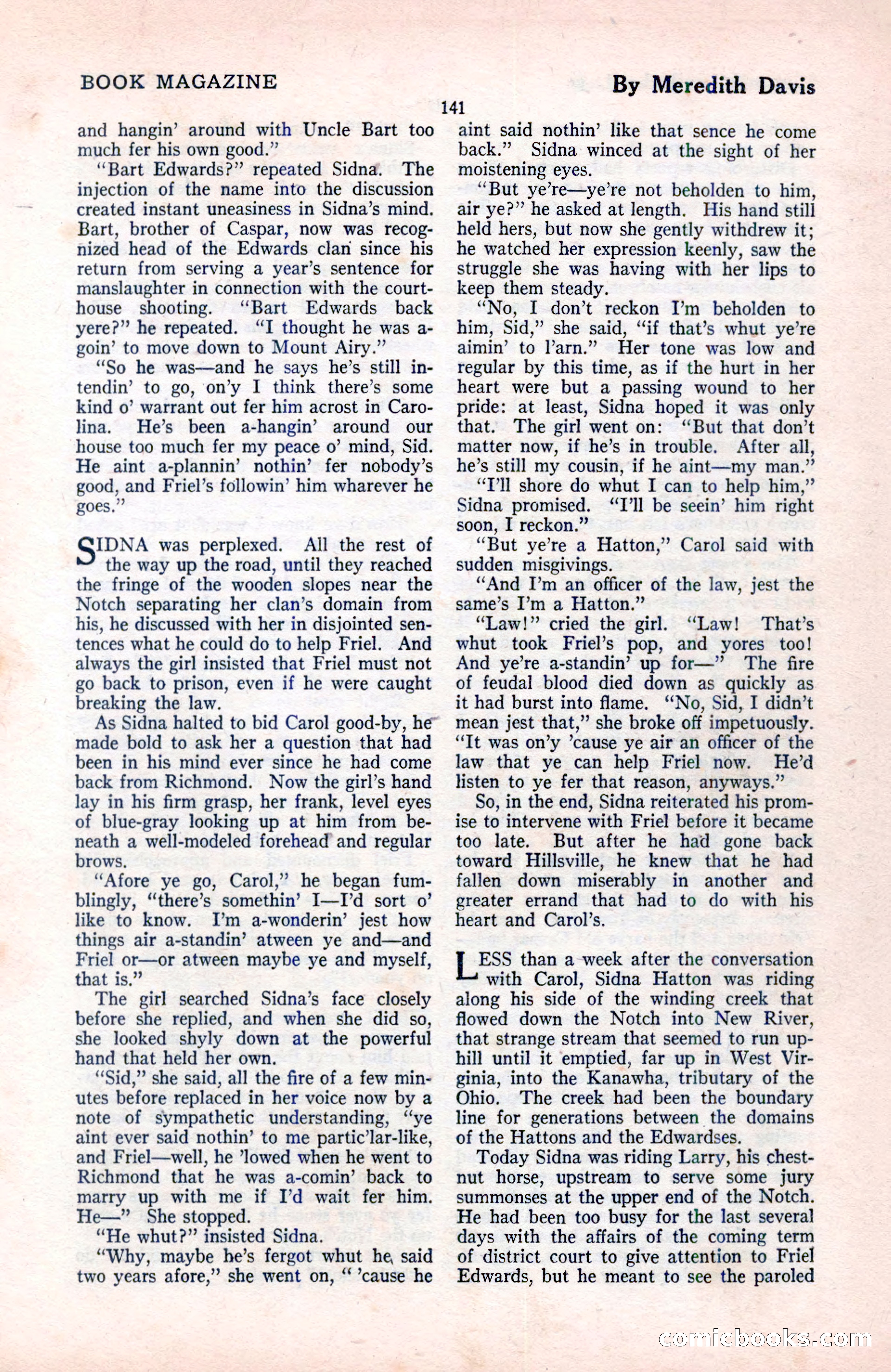 The Blue Book Magazine, August 1922 — page 147 of 208