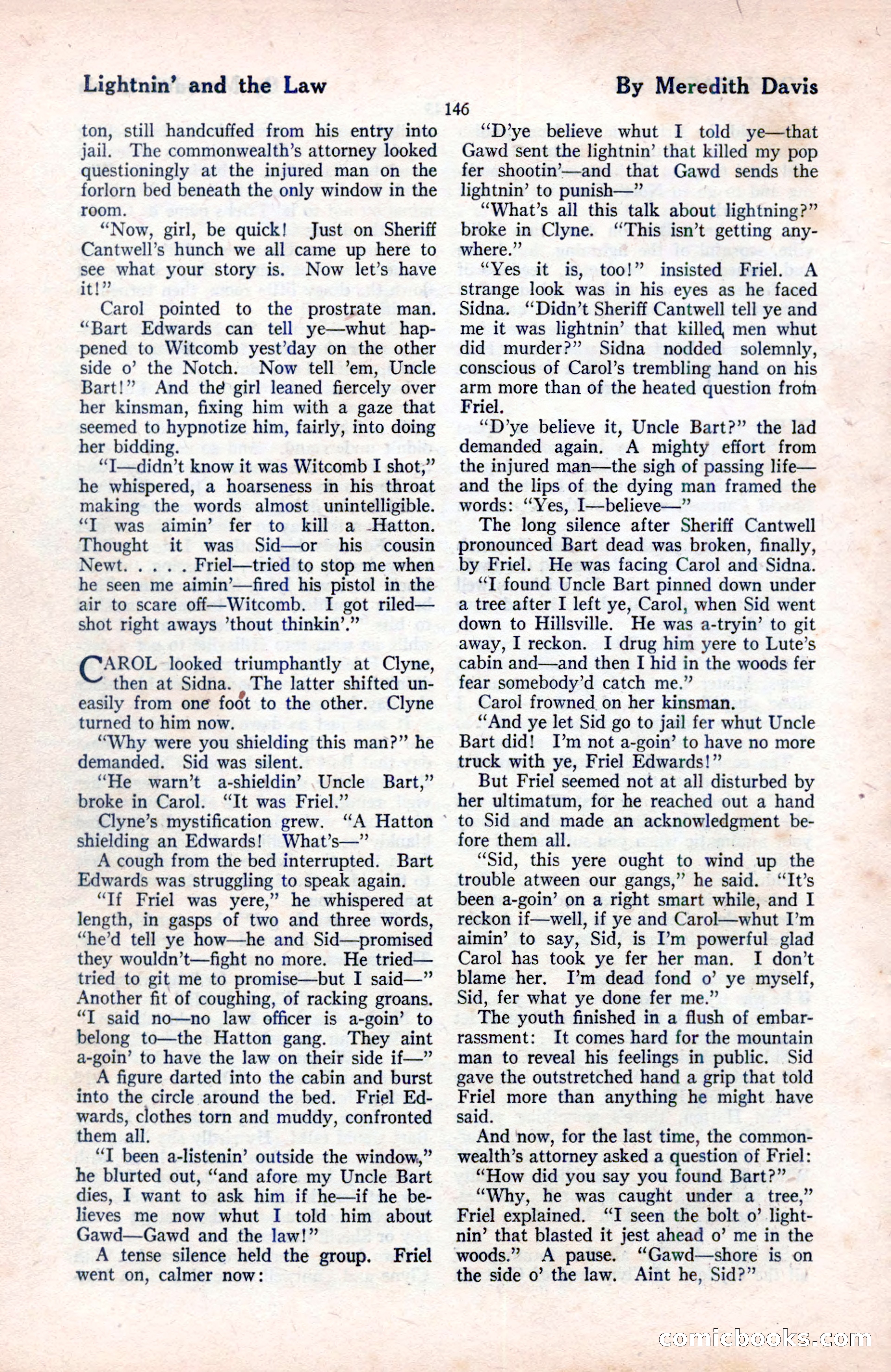 The Blue Book Magazine, August 1922 — page 152 of 208