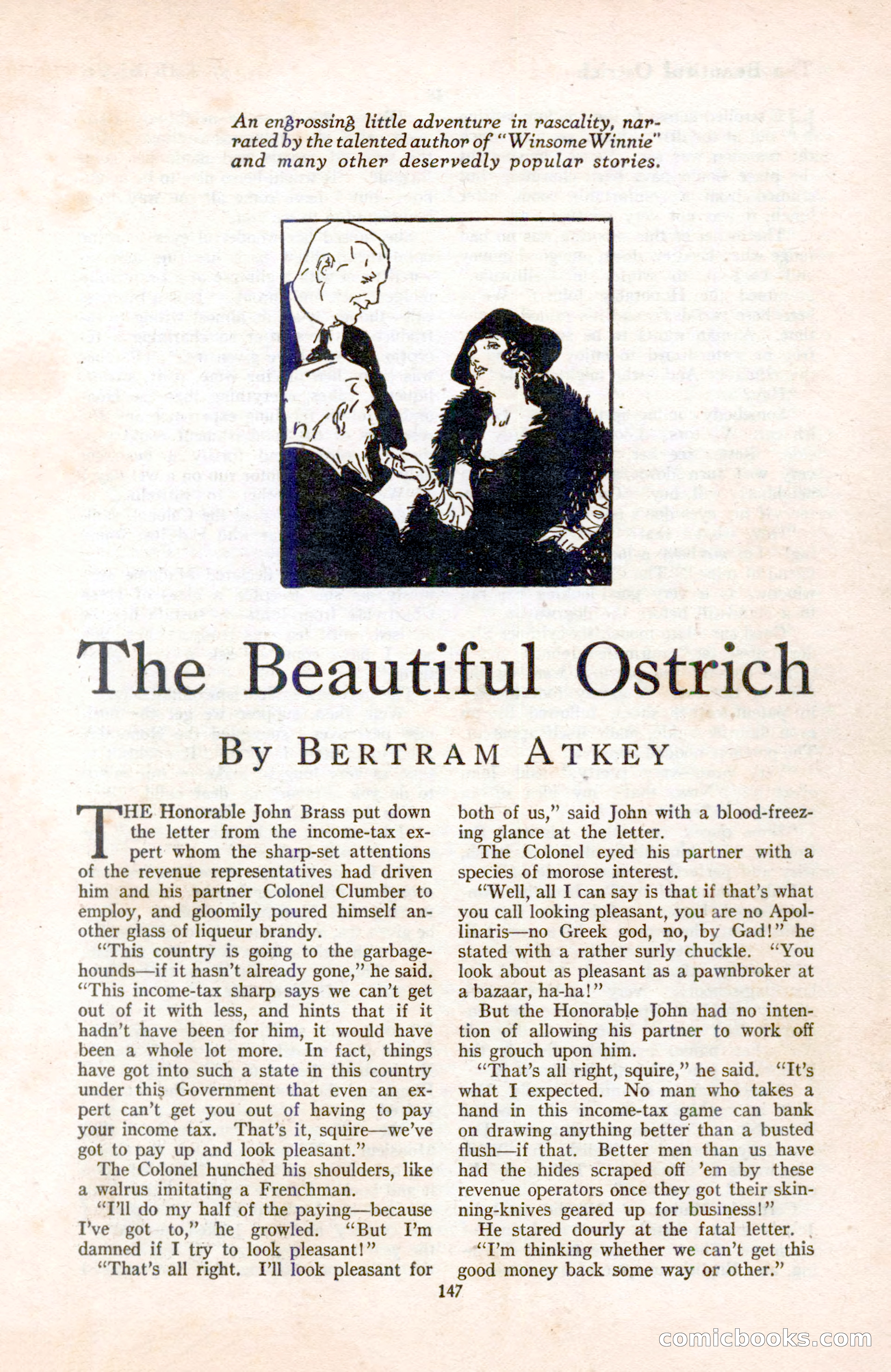The Blue Book Magazine, August 1922 — page 153 of 208