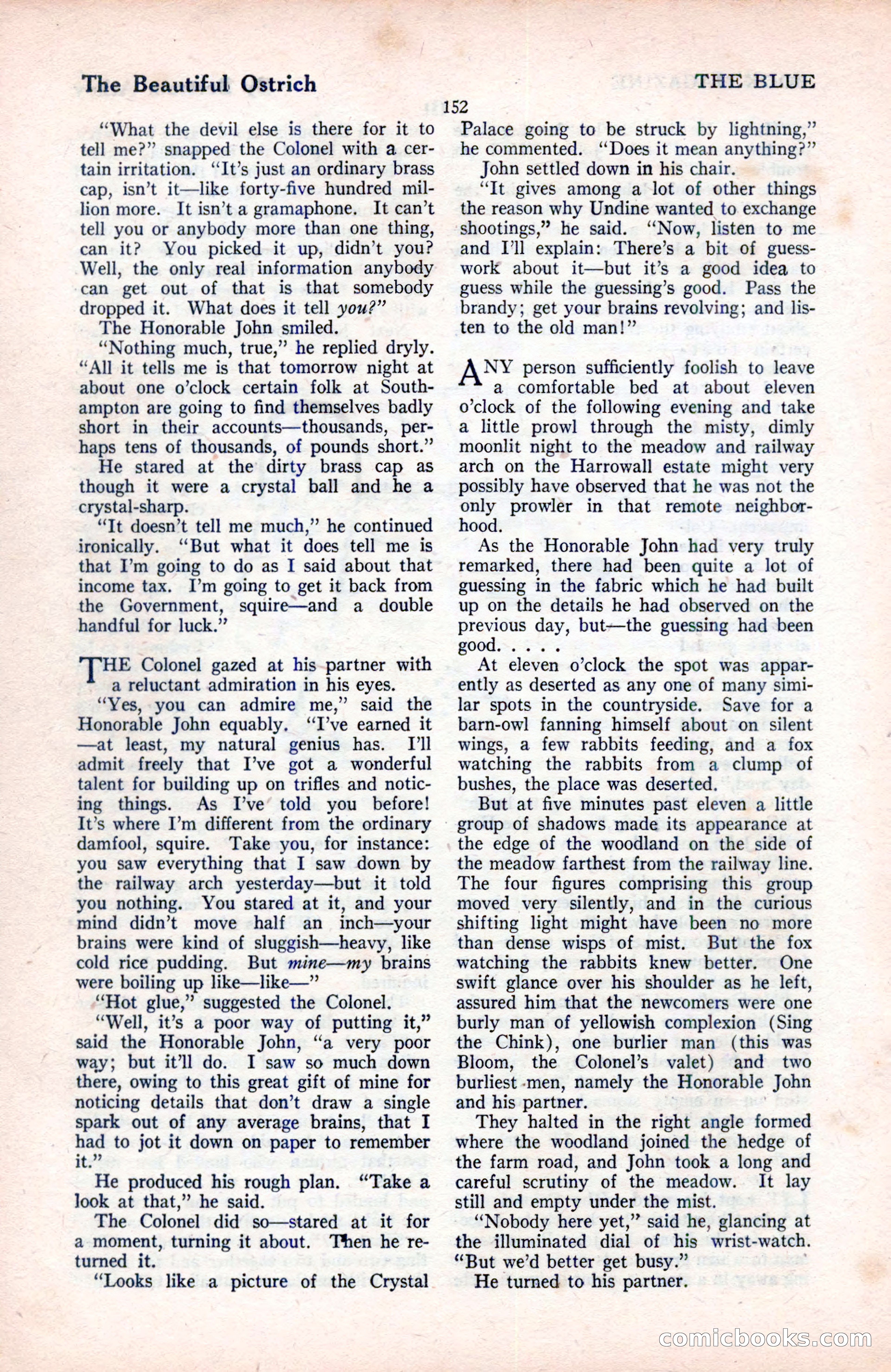 The Blue Book Magazine, August 1922 — page 158 of 208