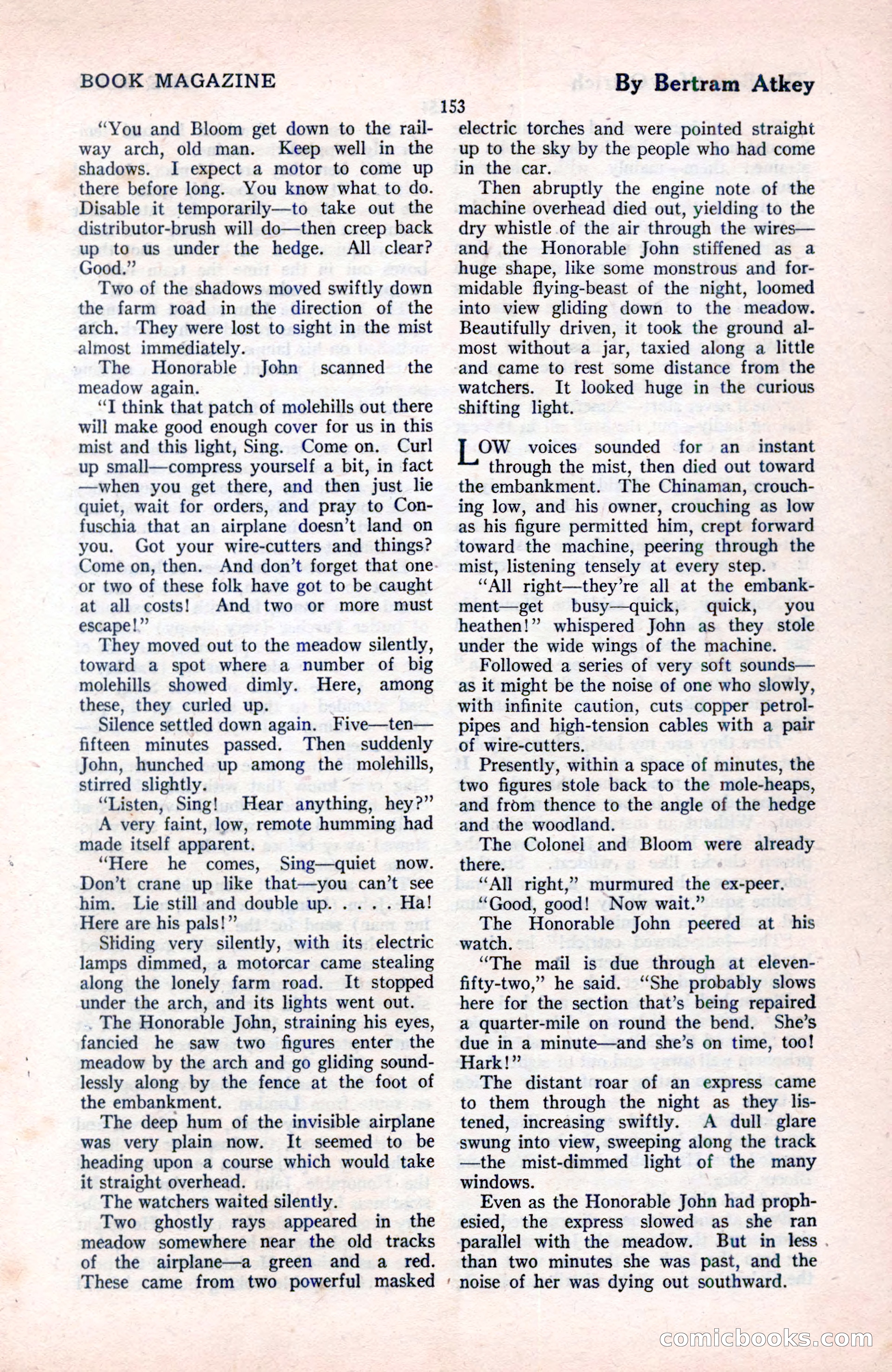 The Blue Book Magazine, August 1922 — page 159 of 208