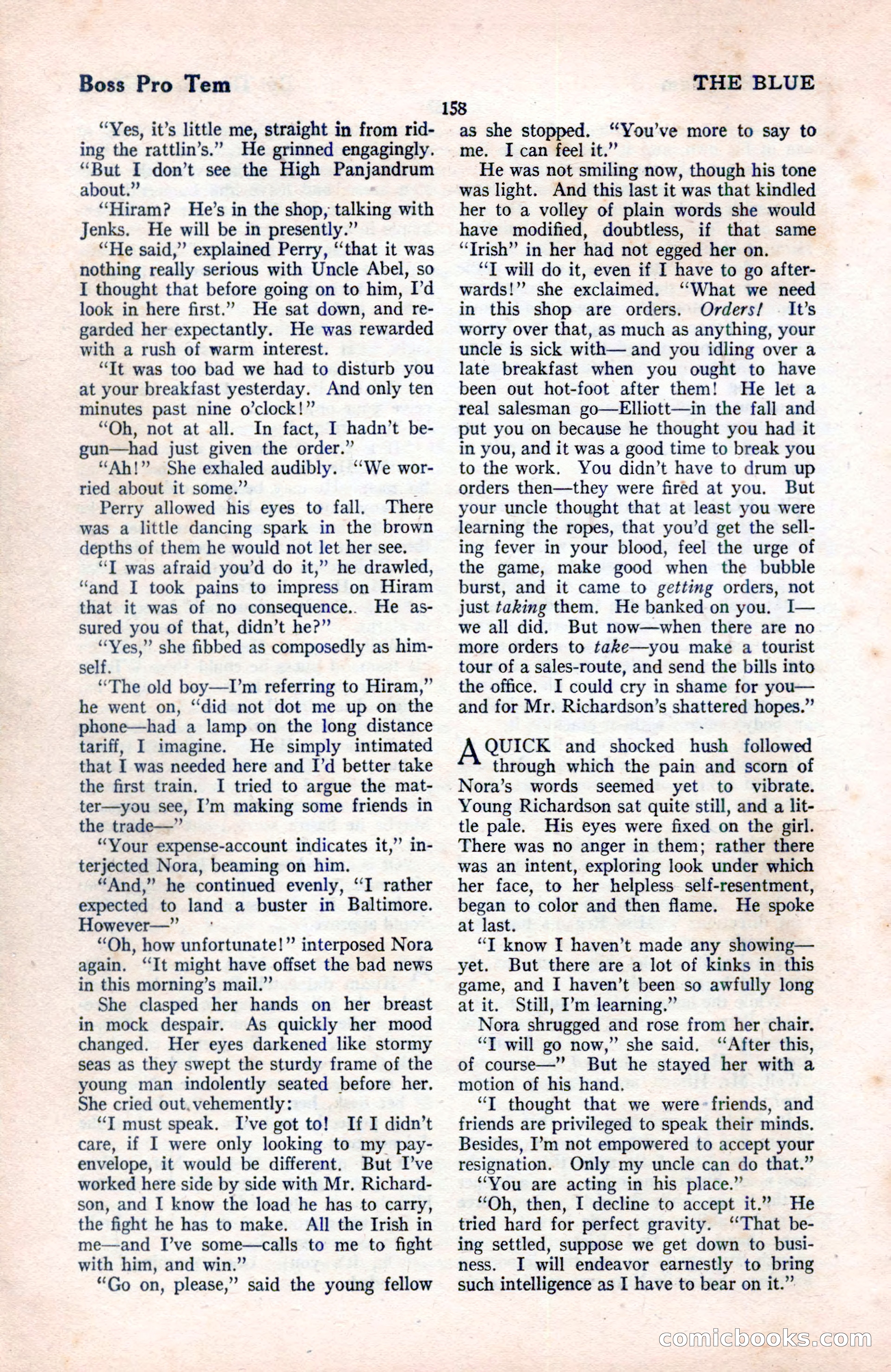The Blue Book Magazine, August 1922 — page 164 of 208