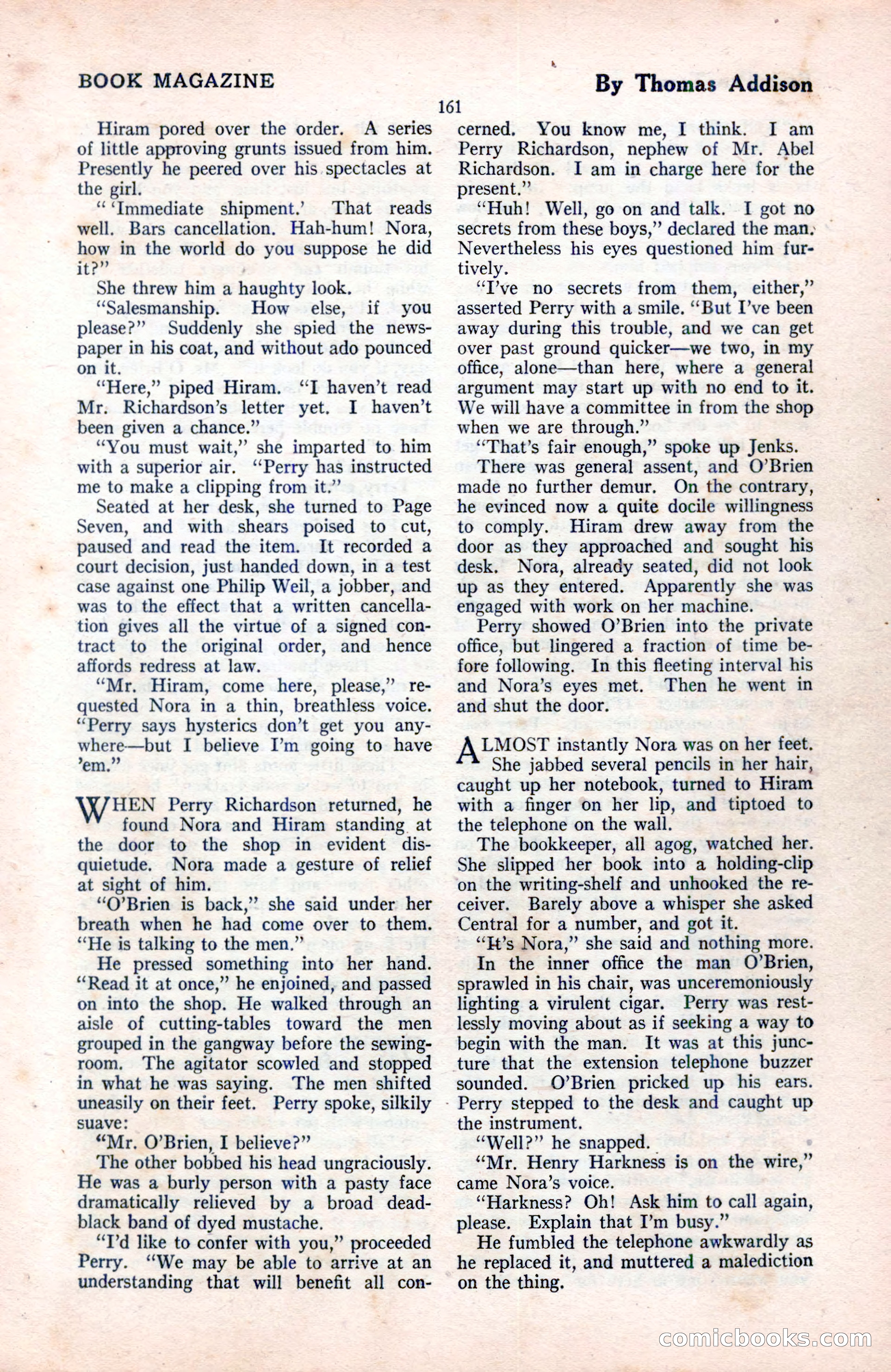 The Blue Book Magazine, August 1922 — page 167 of 208