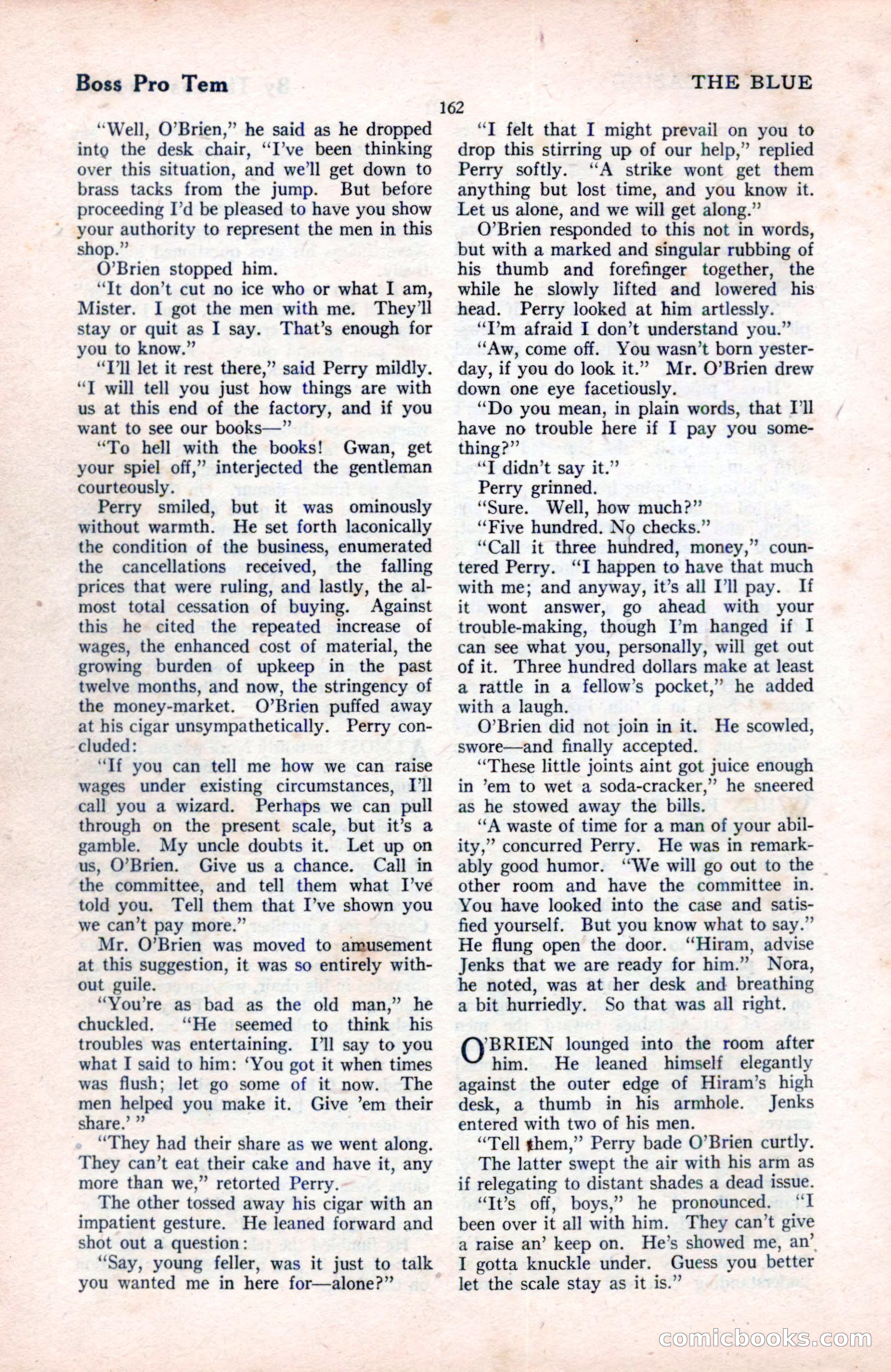 The Blue Book Magazine, August 1922 — page 168 of 208