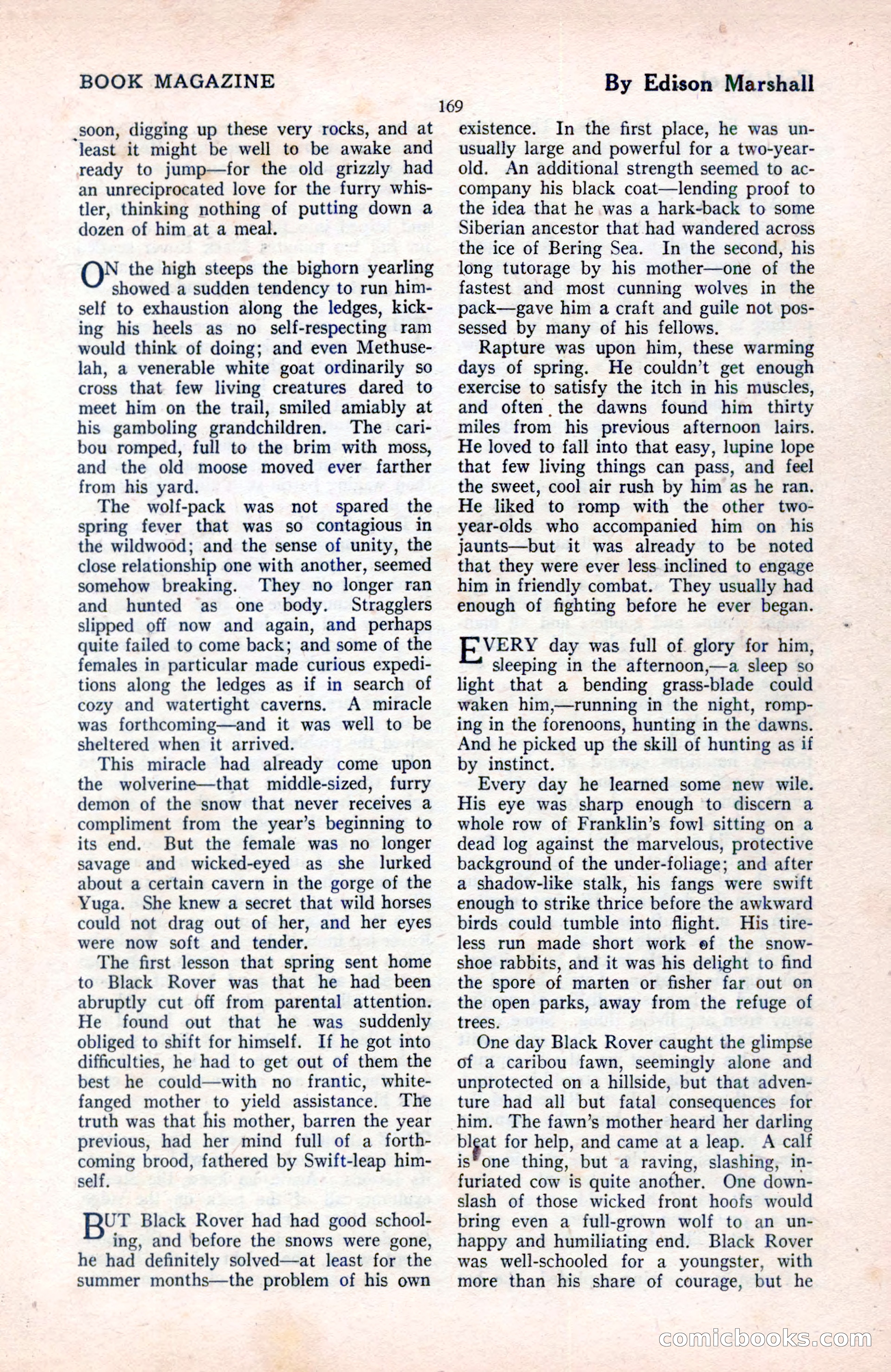 The Blue Book Magazine, August 1922 — page 175 of 208