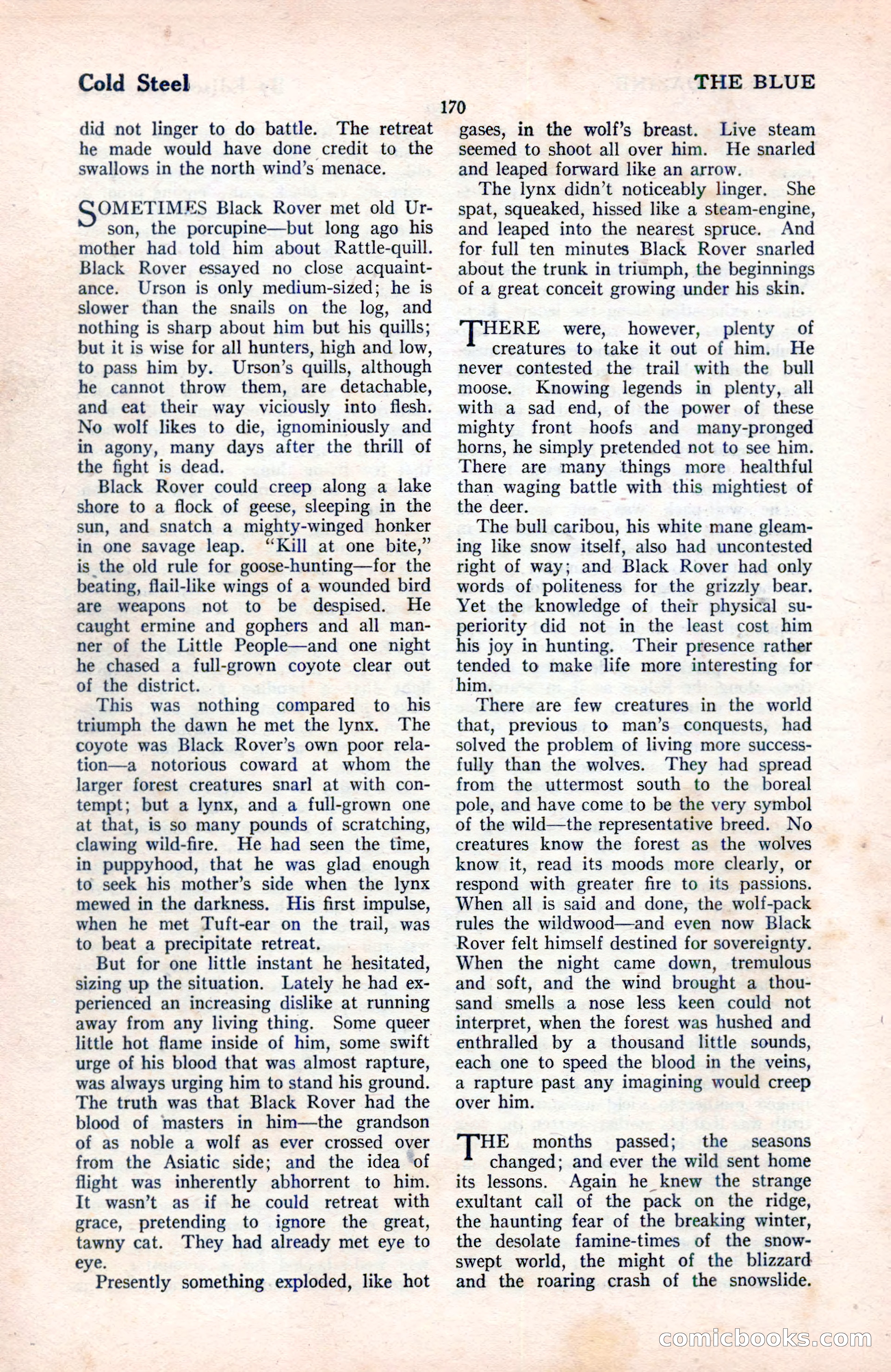 The Blue Book Magazine, August 1922 — page 176 of 208