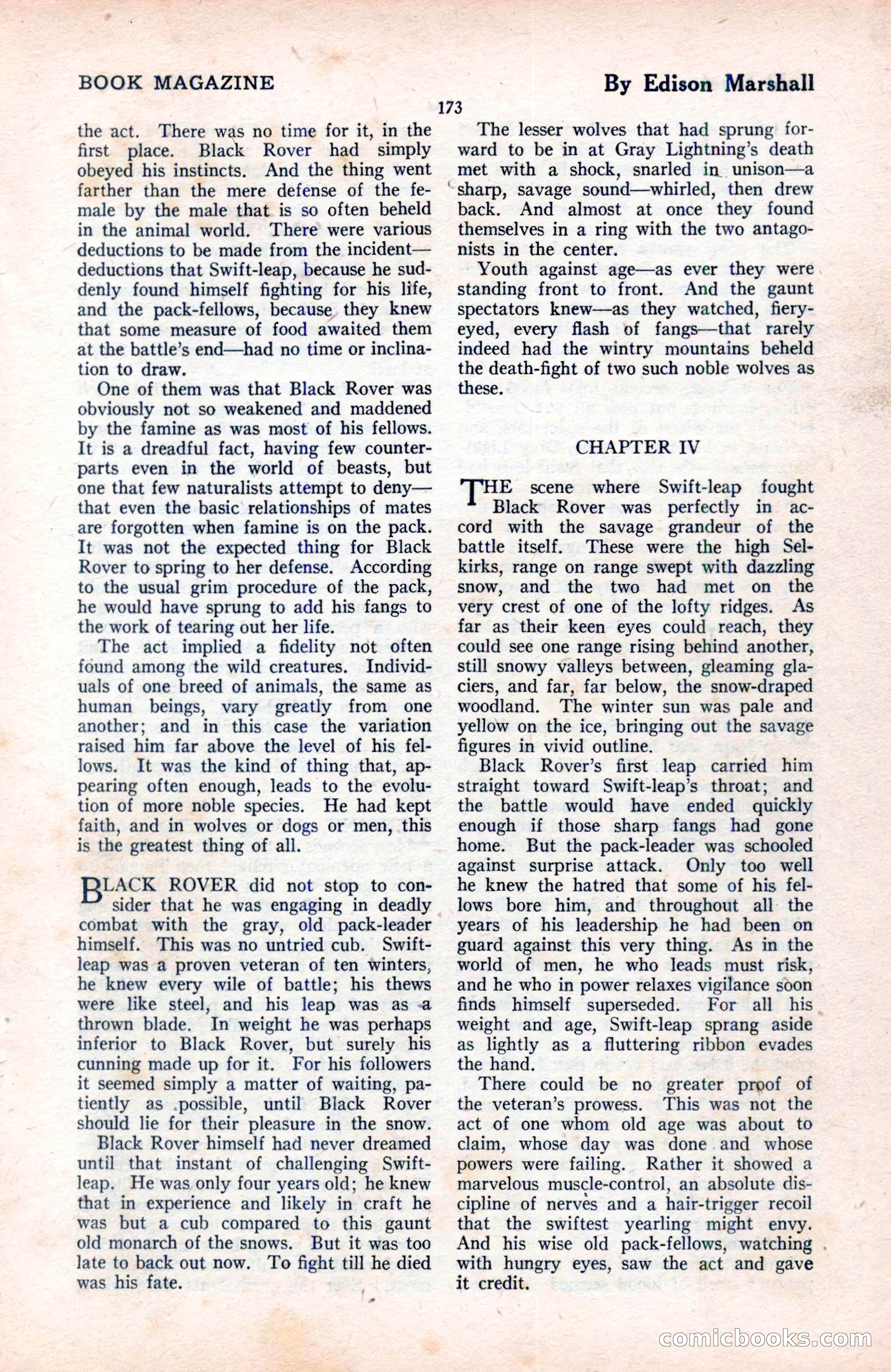 The Blue Book Magazine, August 1922 — page 179 of 208