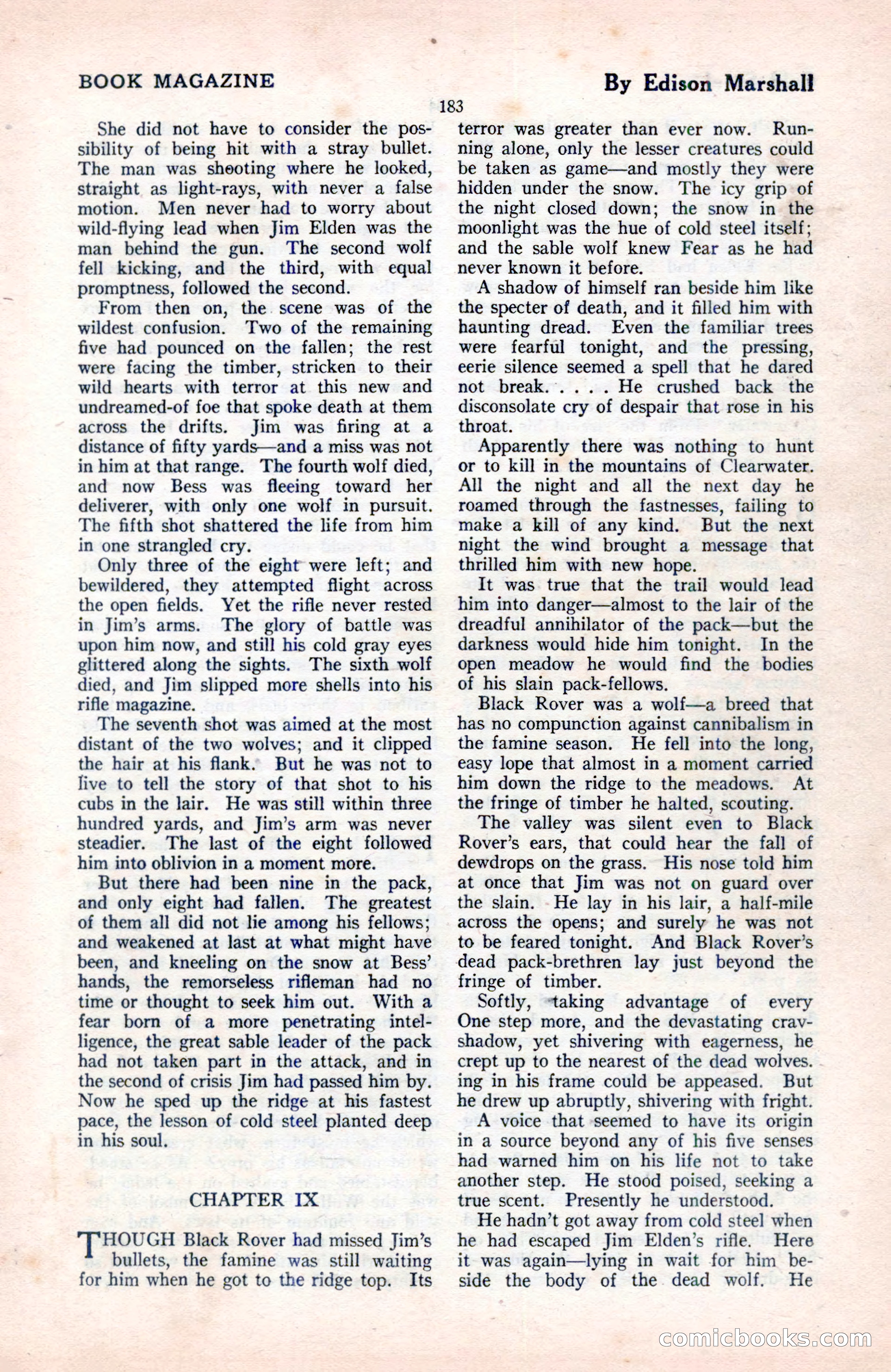 The Blue Book Magazine, August 1922 — page 189 of 208