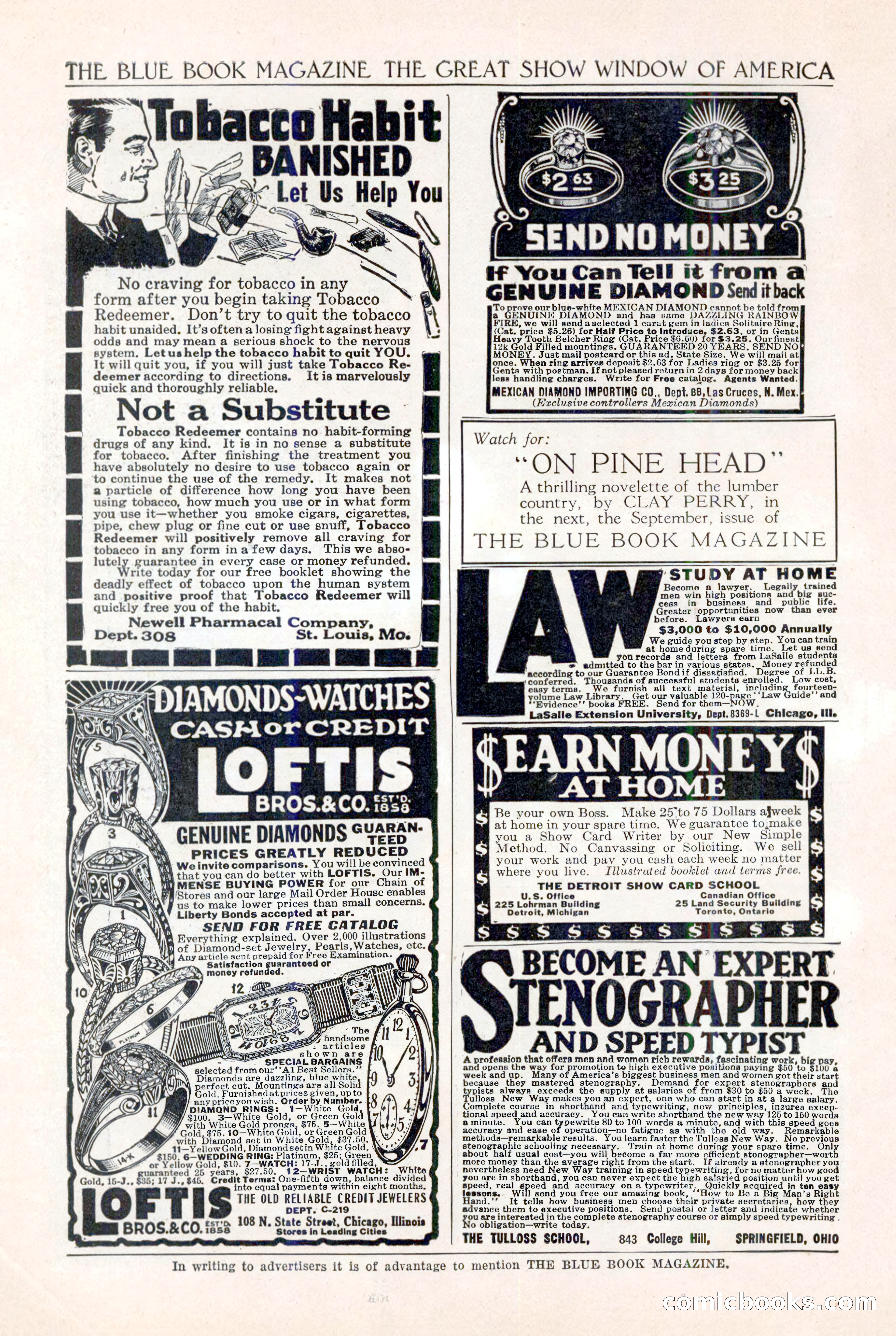 The Blue Book Magazine, August 1922 — page 202 of 208