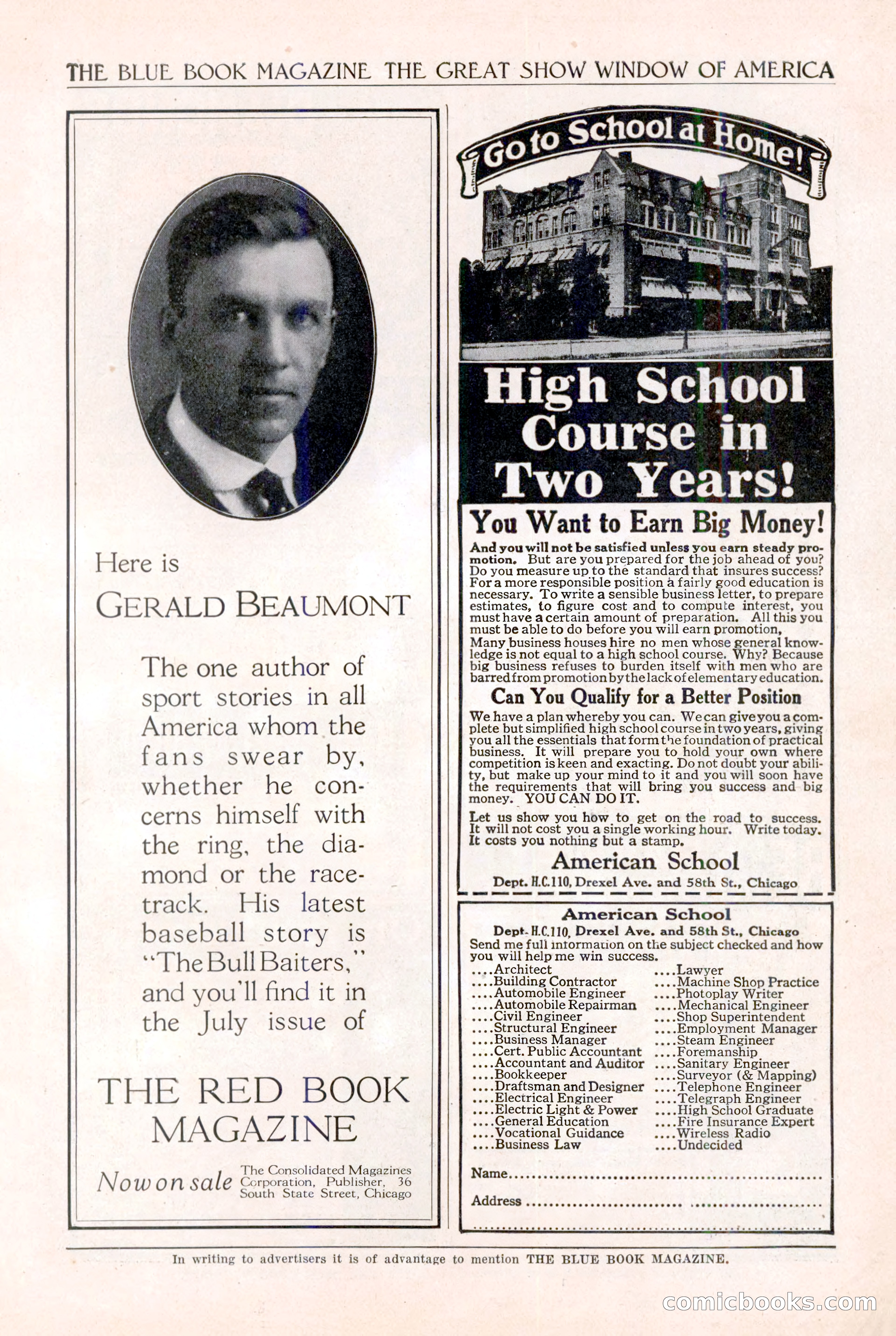 The Blue Book Magazine, August 1922 — page 203 of 208