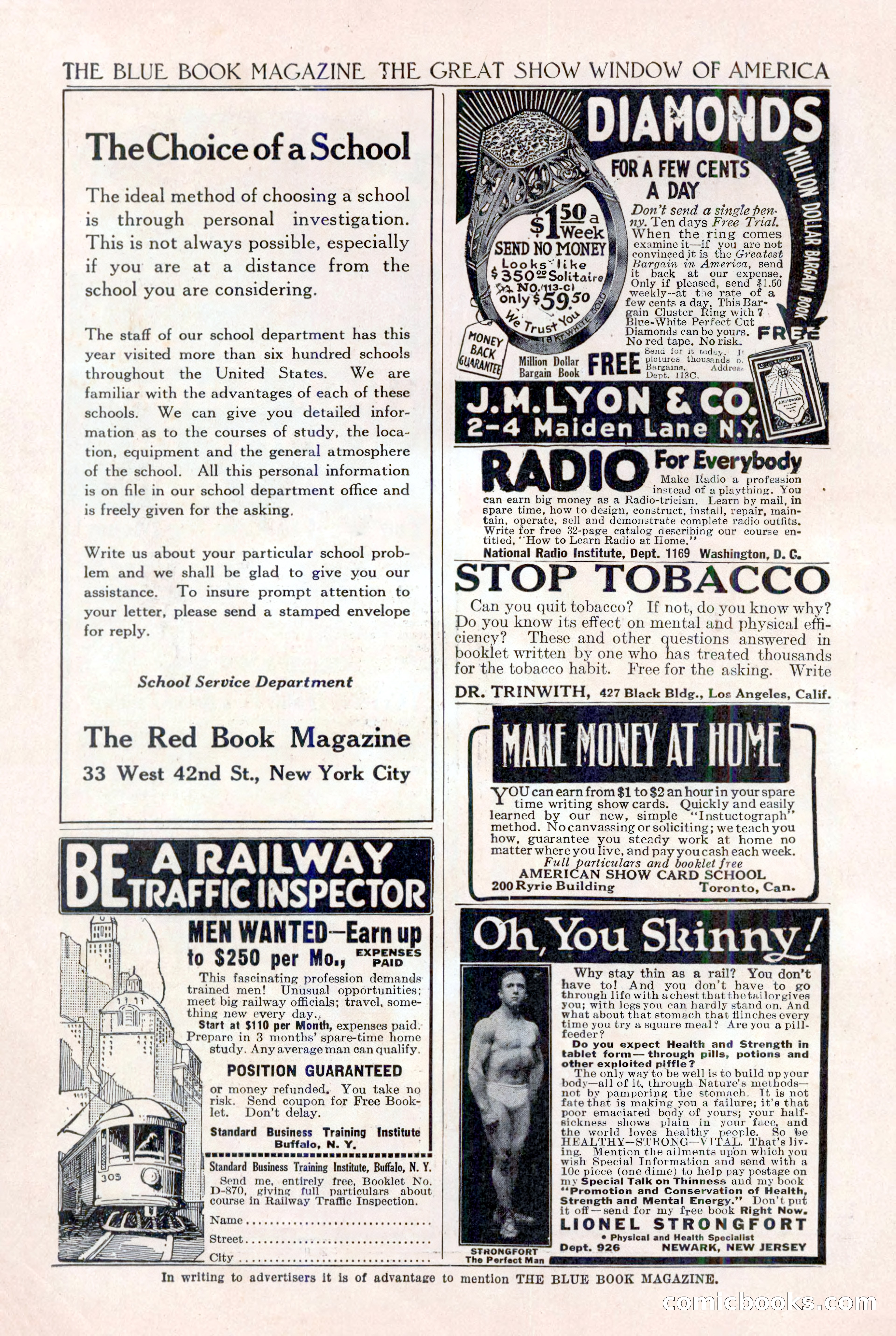 The Blue Book Magazine, August 1922 — page 204 of 208