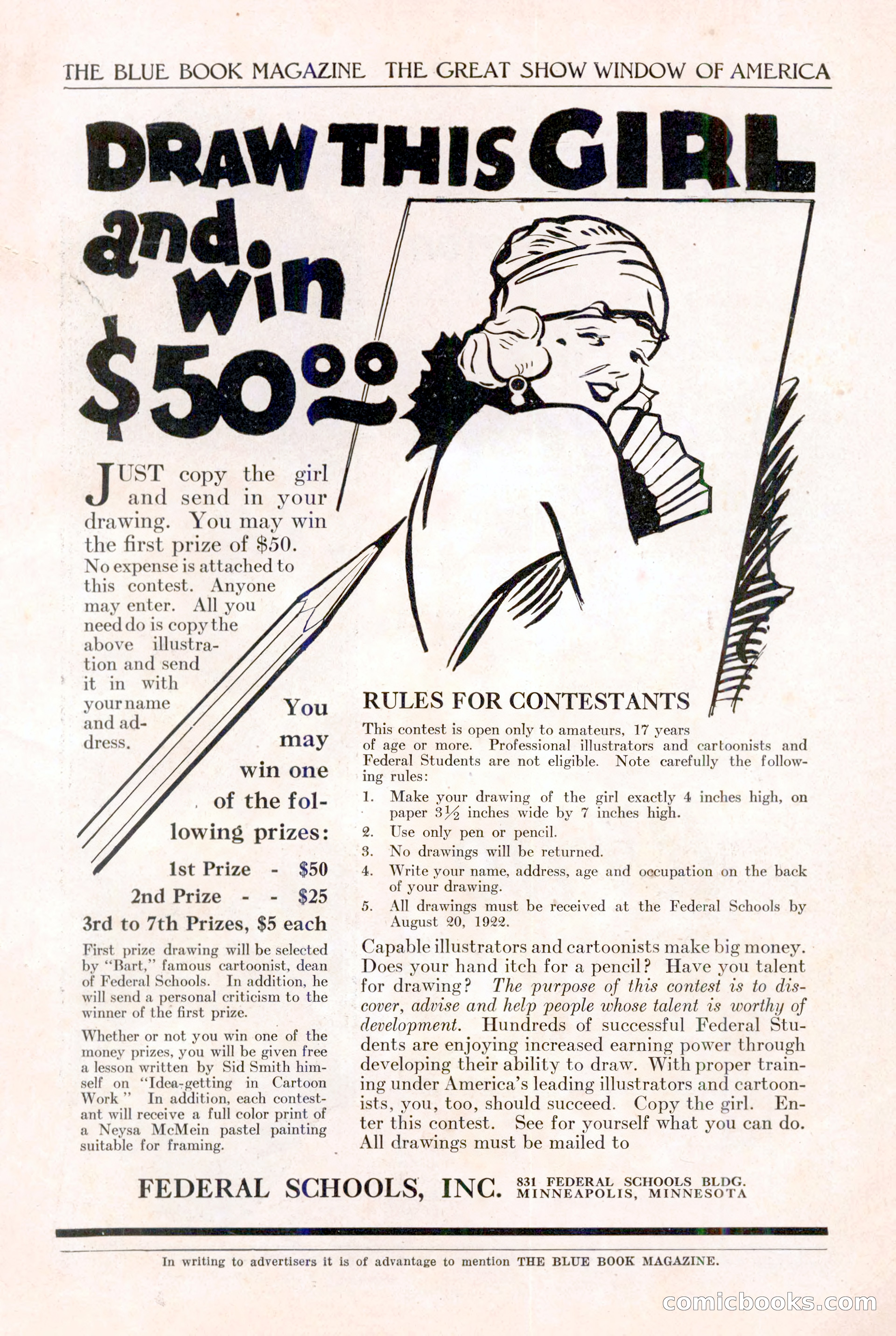 The Blue Book Magazine, August 1922 — page 205 of 208