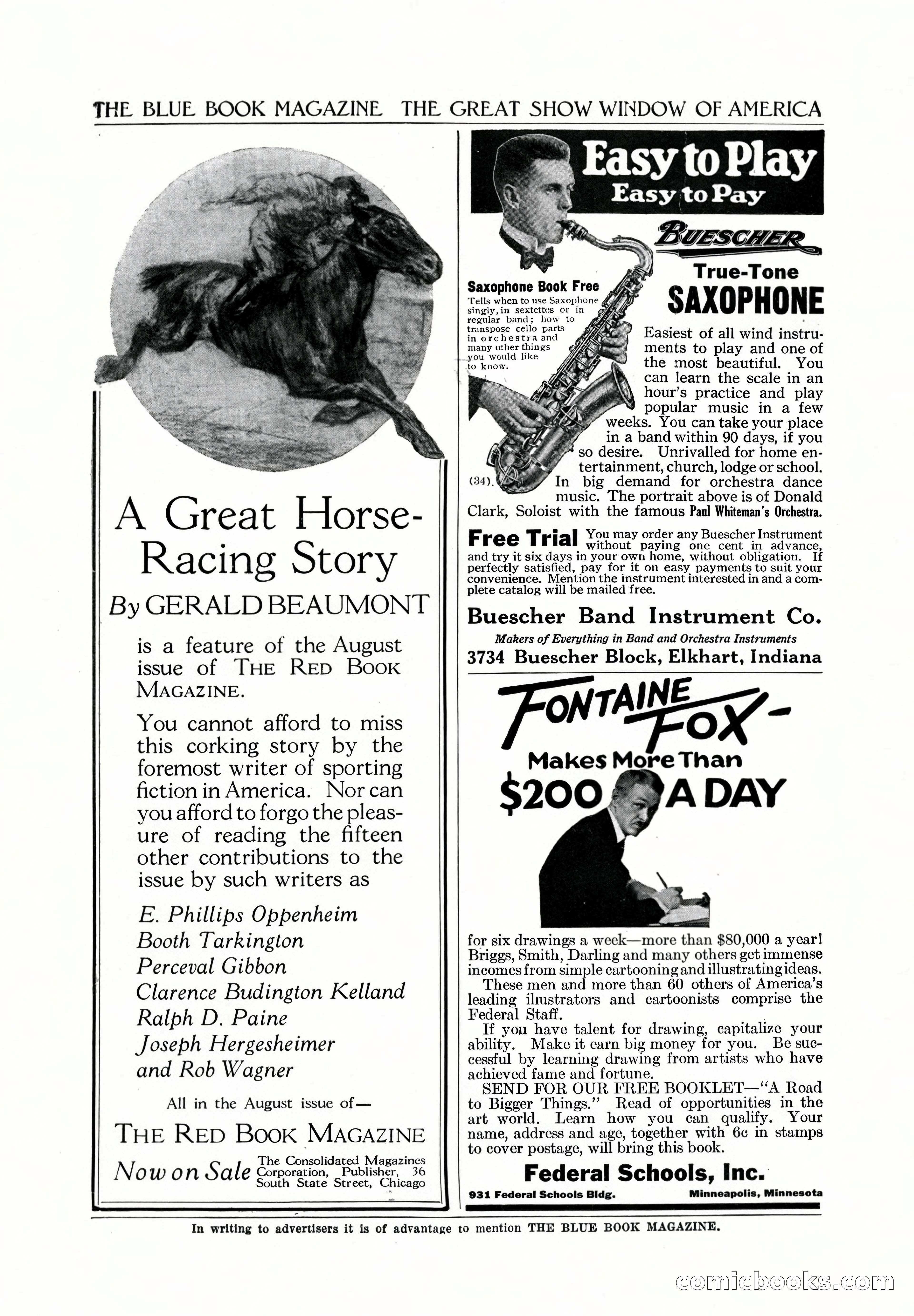 The Blue Book Magazine, September 1922 — page 2 of 204