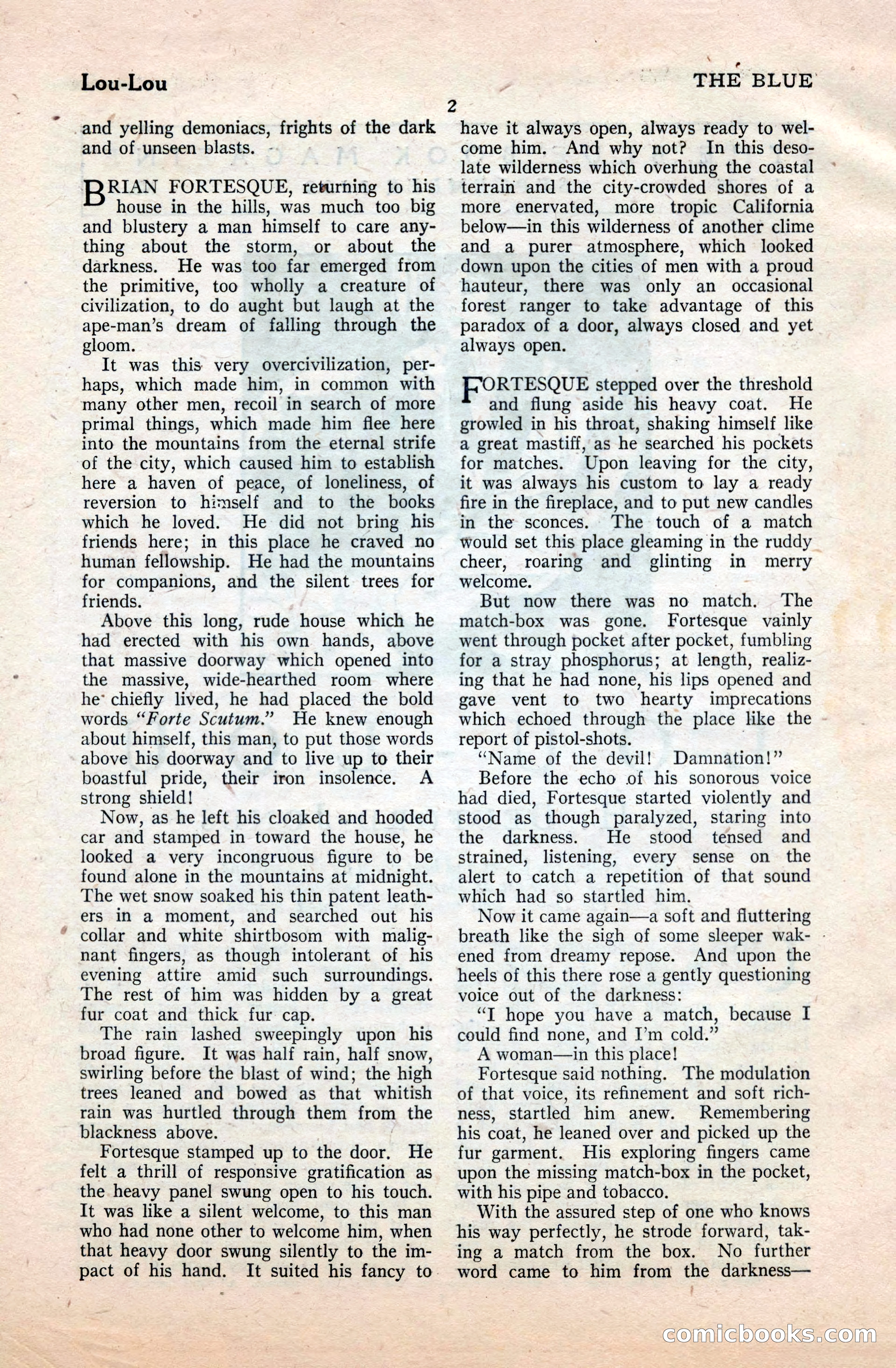 The Blue Book Magazine, September 1922 — page 8 of 204