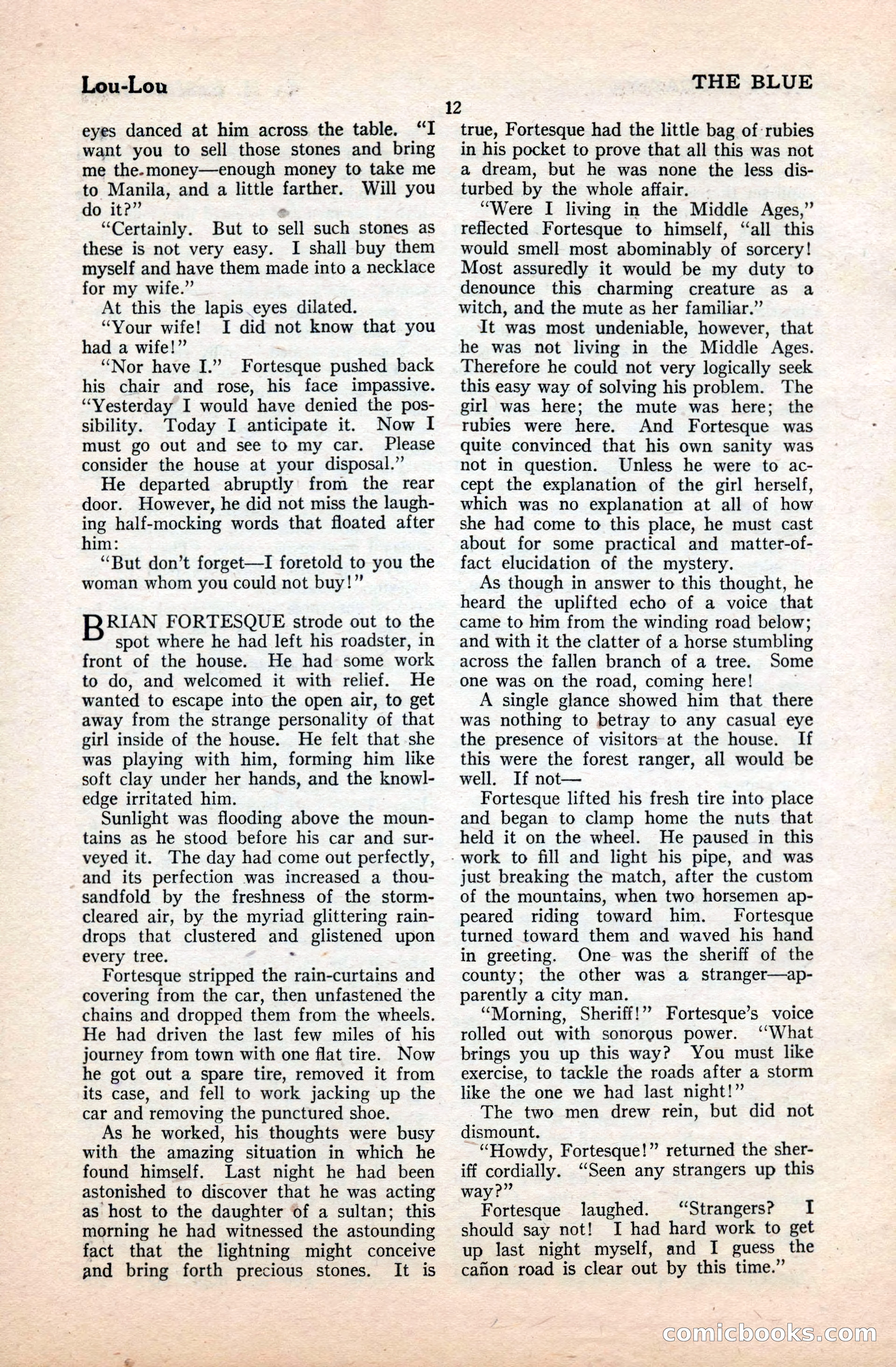 The Blue Book Magazine, September 1922 — page 18 of 204