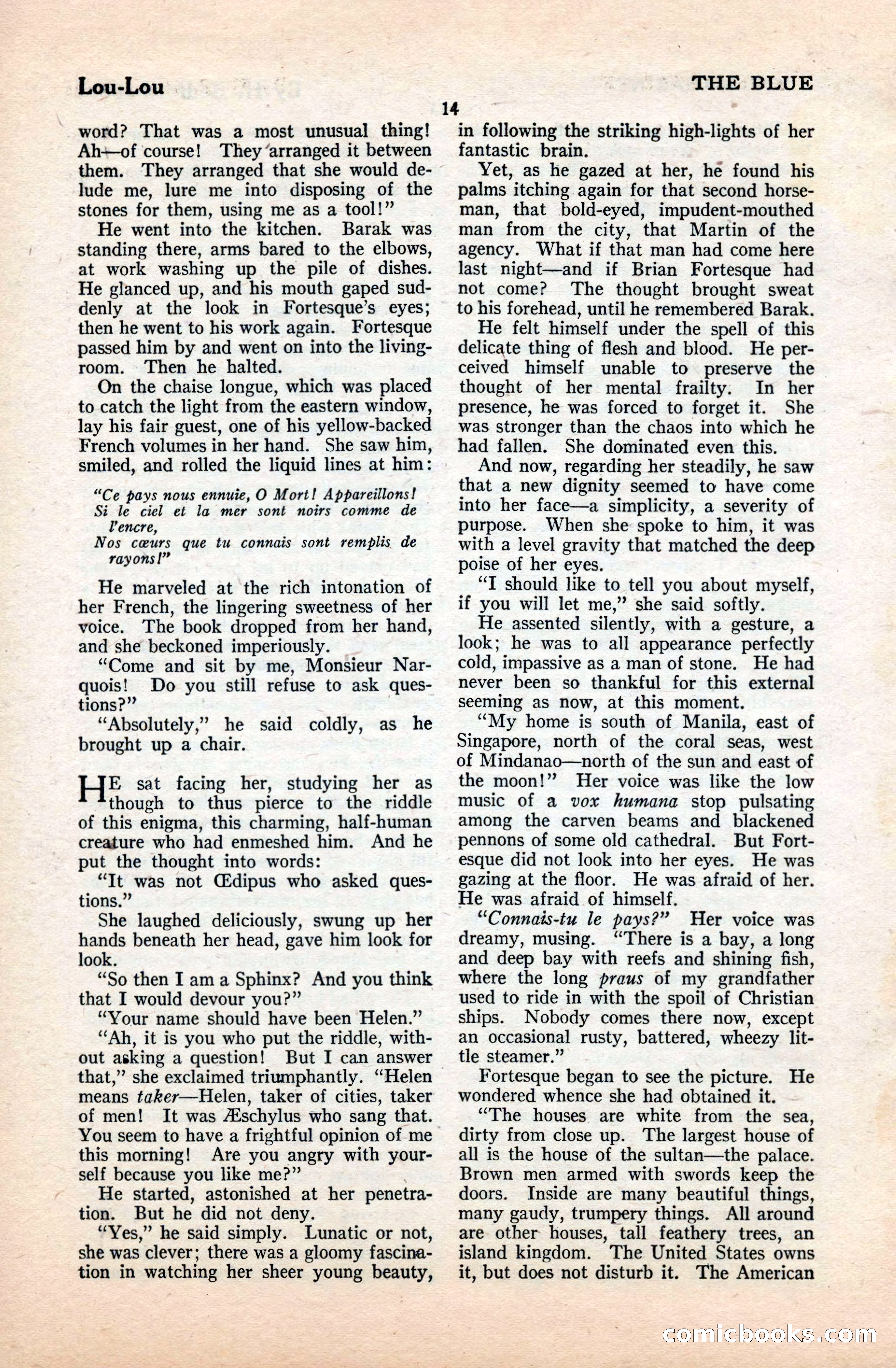 The Blue Book Magazine, September 1922 — page 20 of 204