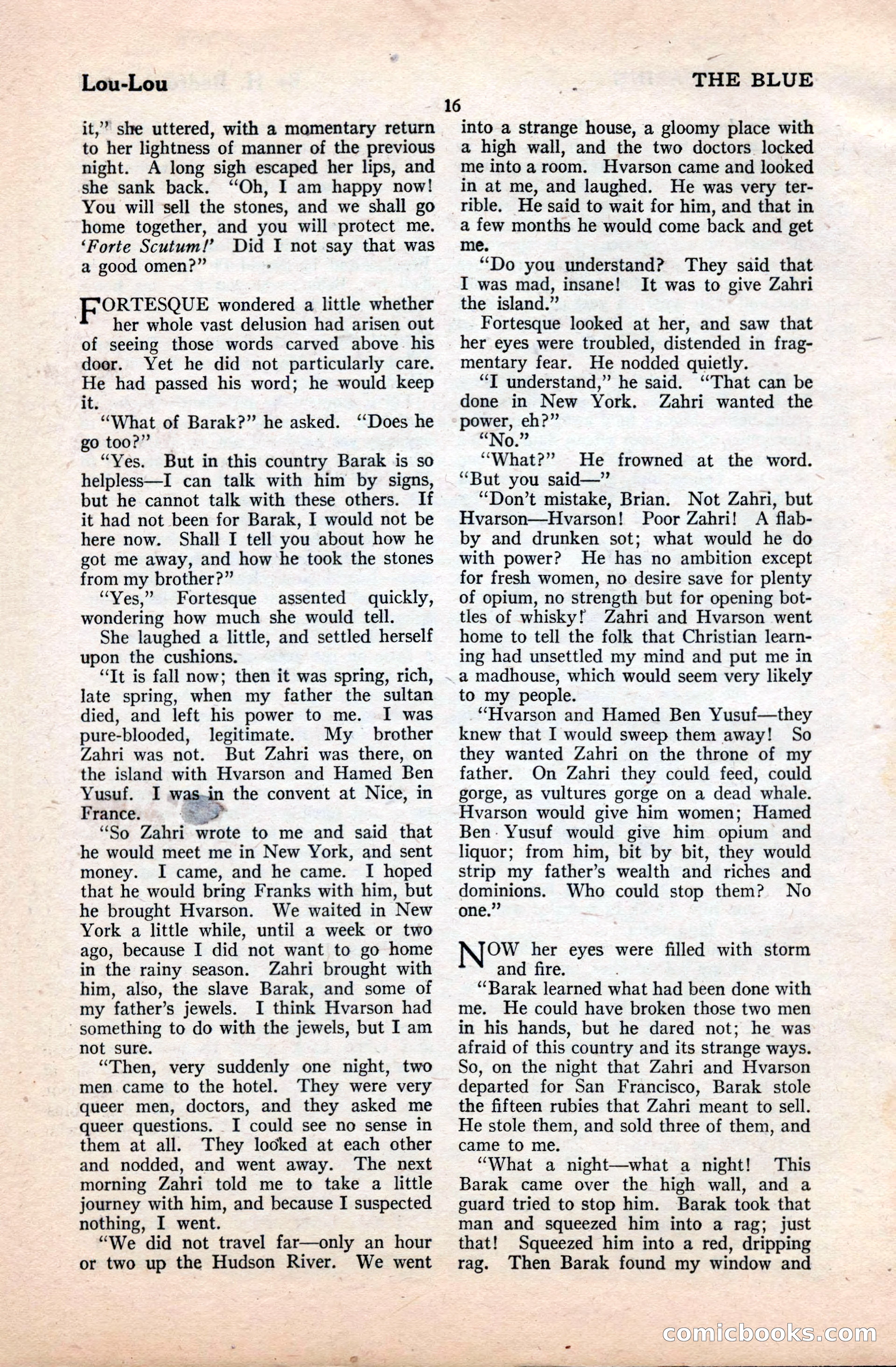 The Blue Book Magazine, September 1922 — page 22 of 204